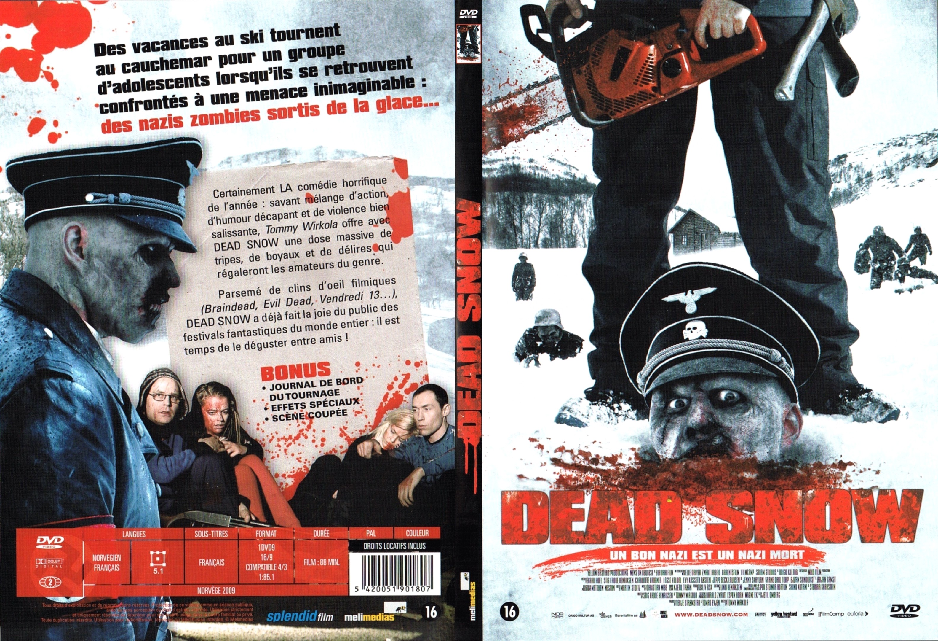 Jaquette DVD Dead Snow - SLIM