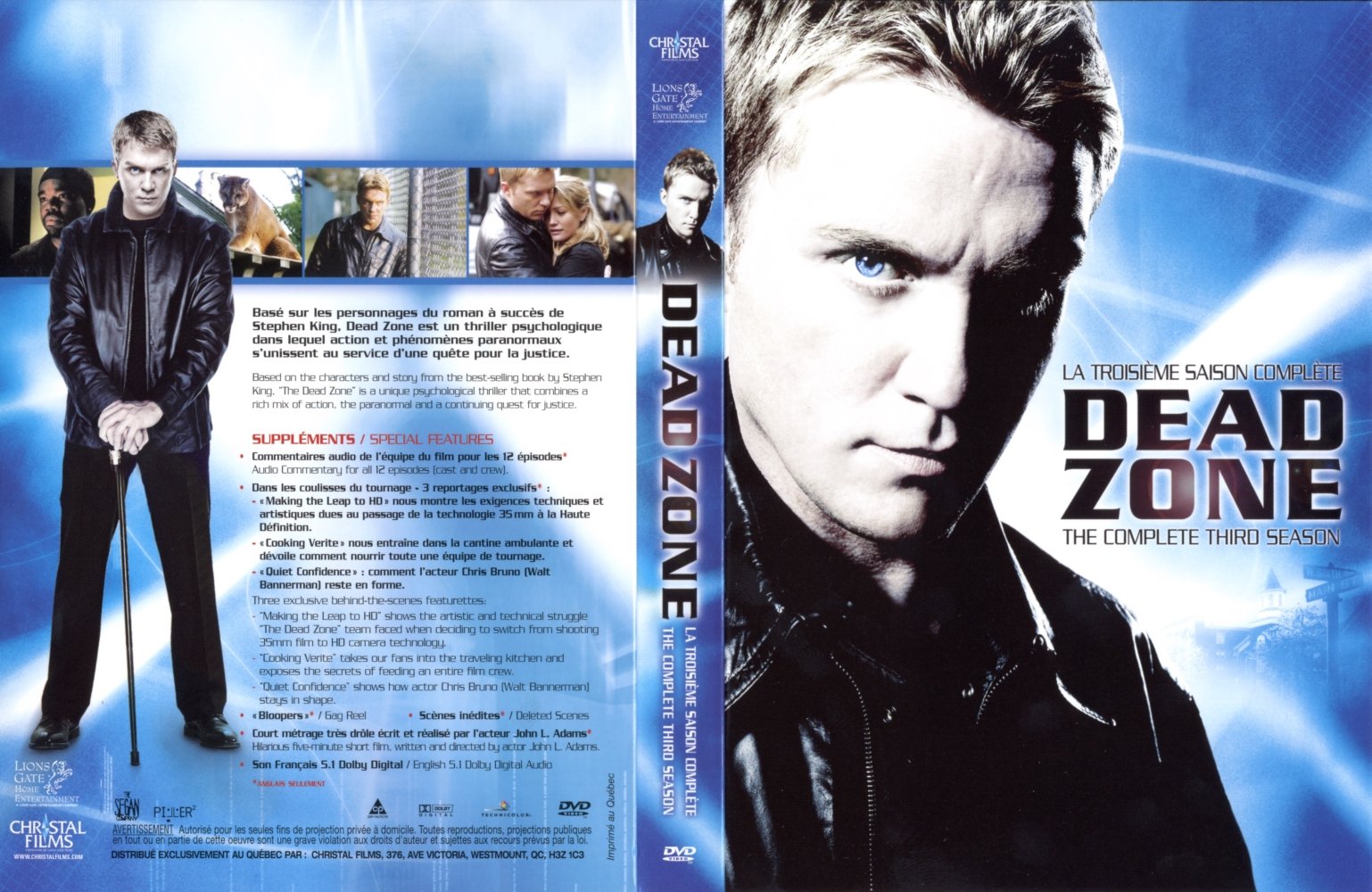 Jaquette DVD Dead Zone Saison 3 COFFRET