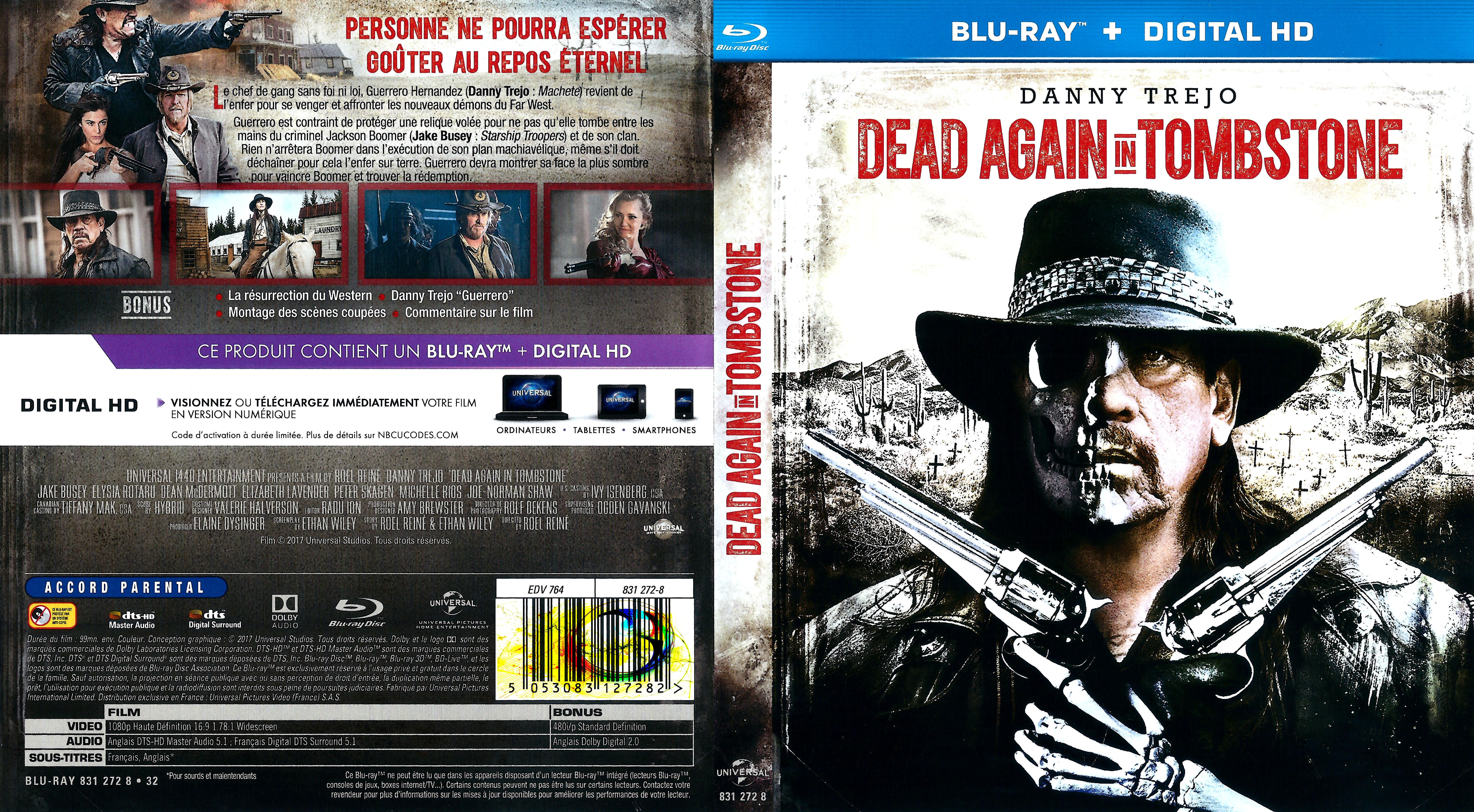 Jaquette DVD Dead again in tombstone (BLU-RAY)