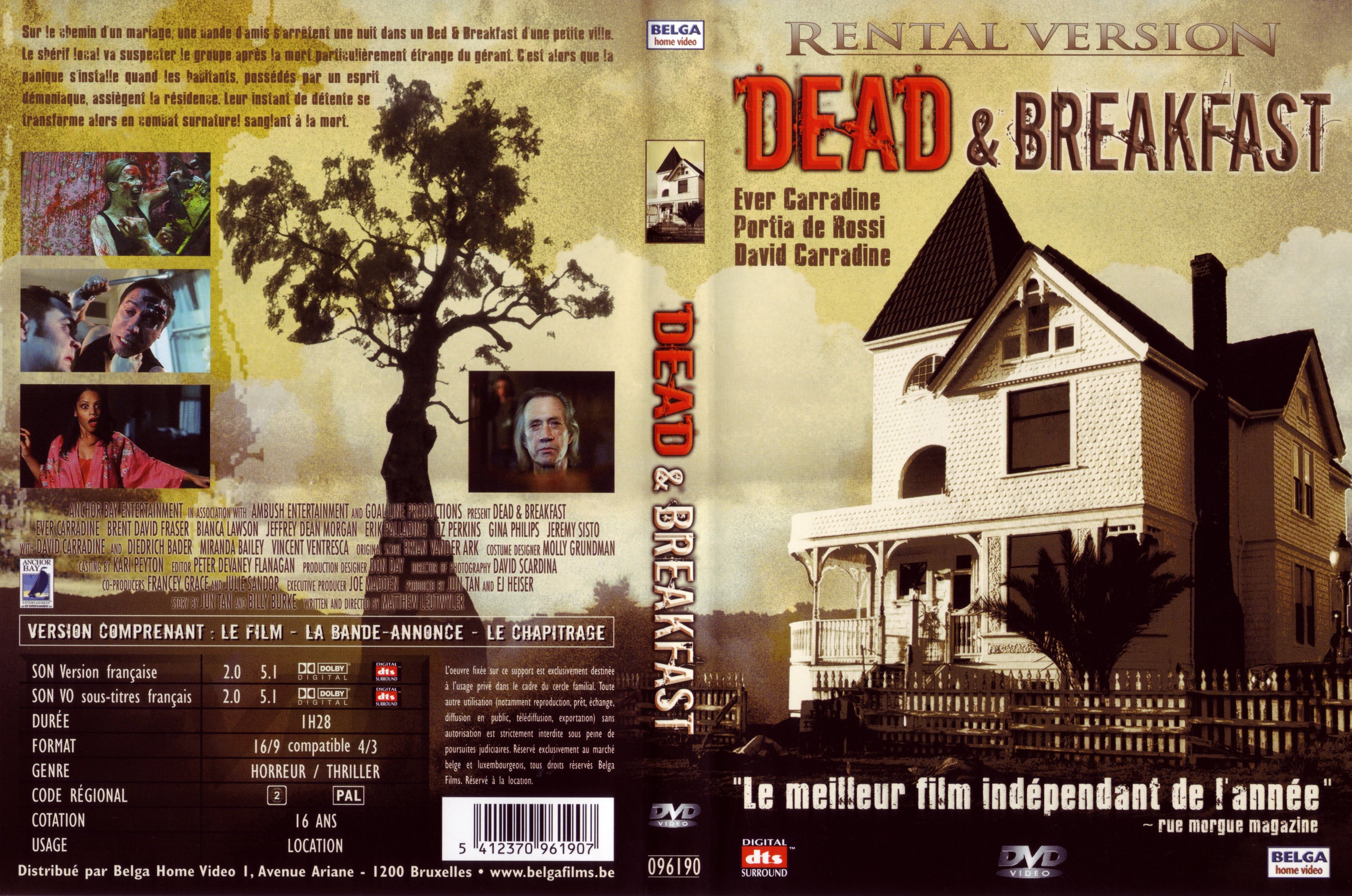 Jaquette DVD Dead and Breakfeast