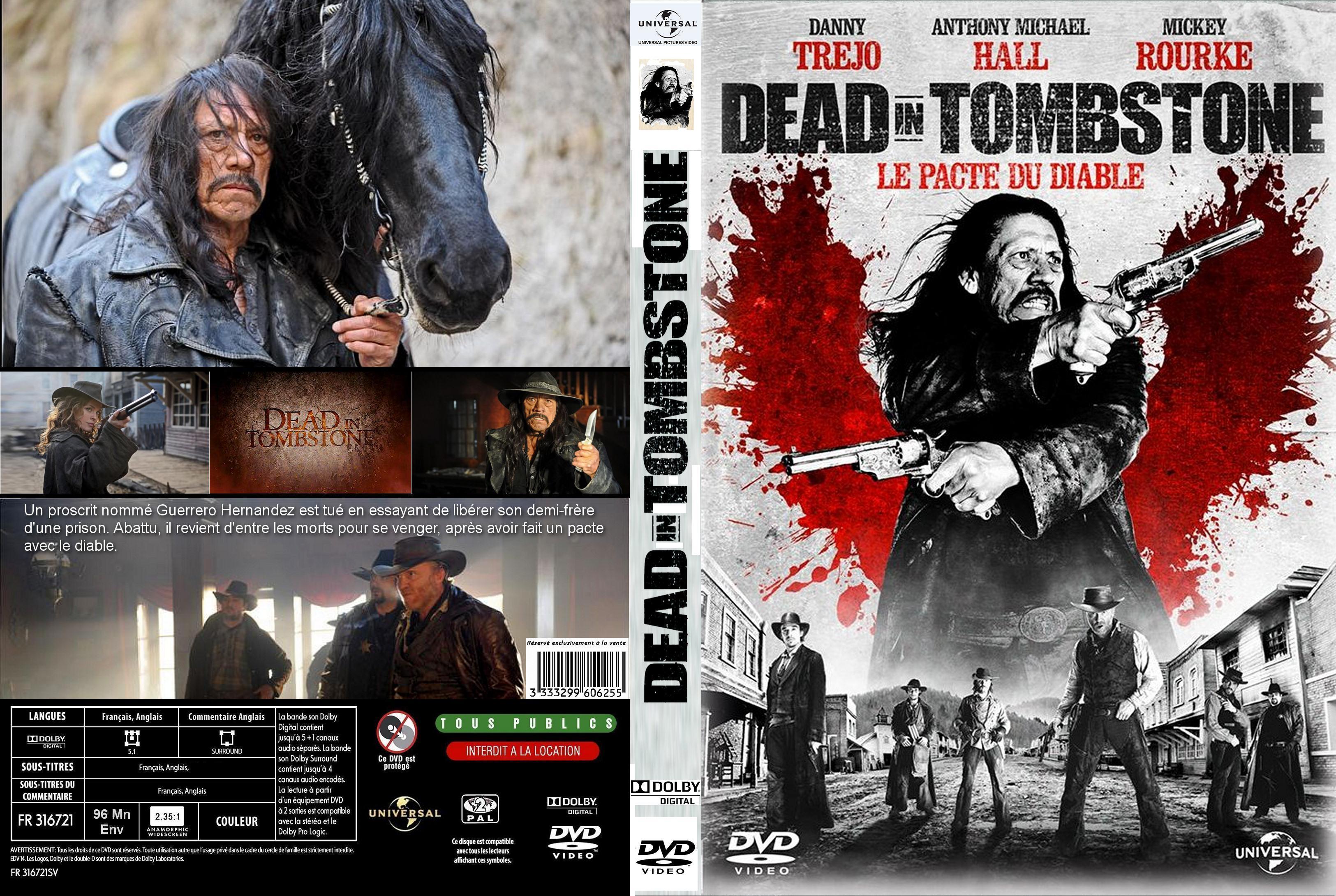 Jaquette DVD Dead in tombstone custom