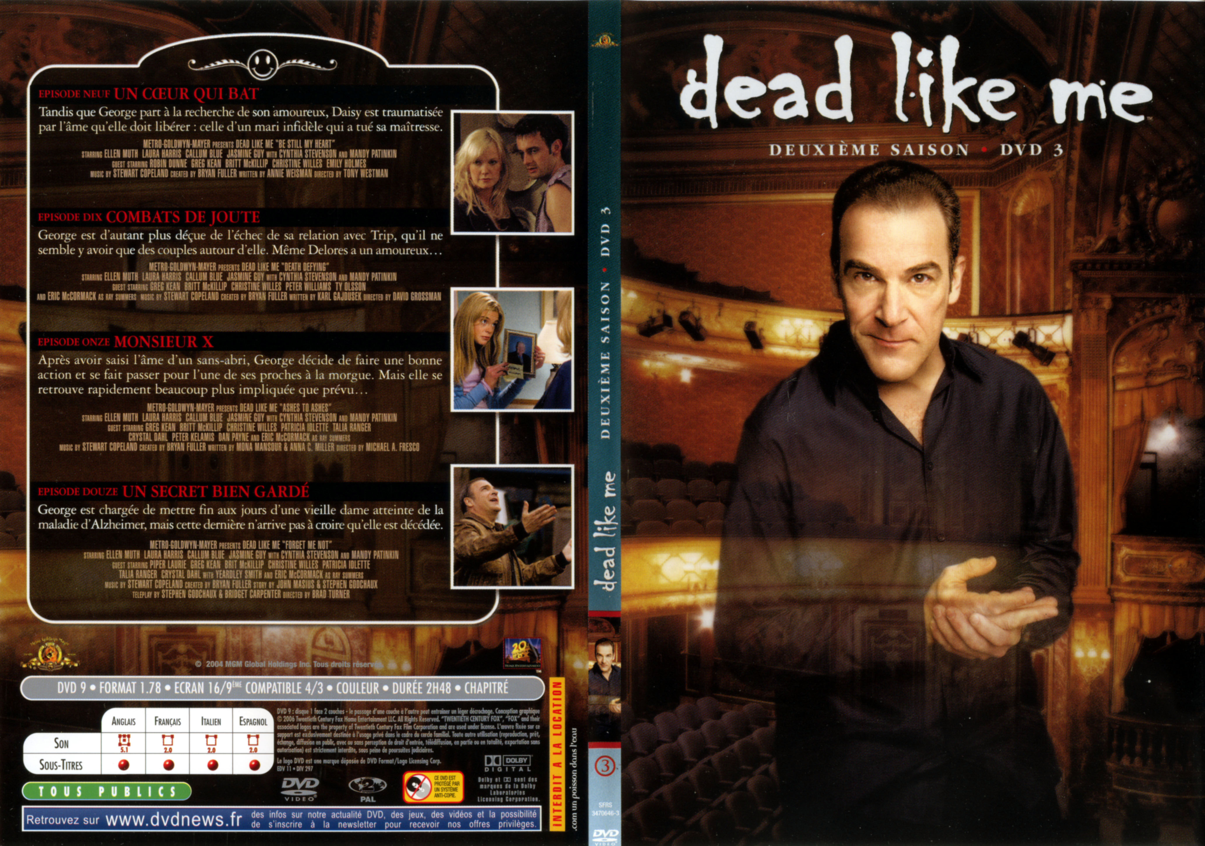 Jaquette DVD Dead like me Saison 2 DVD 3
