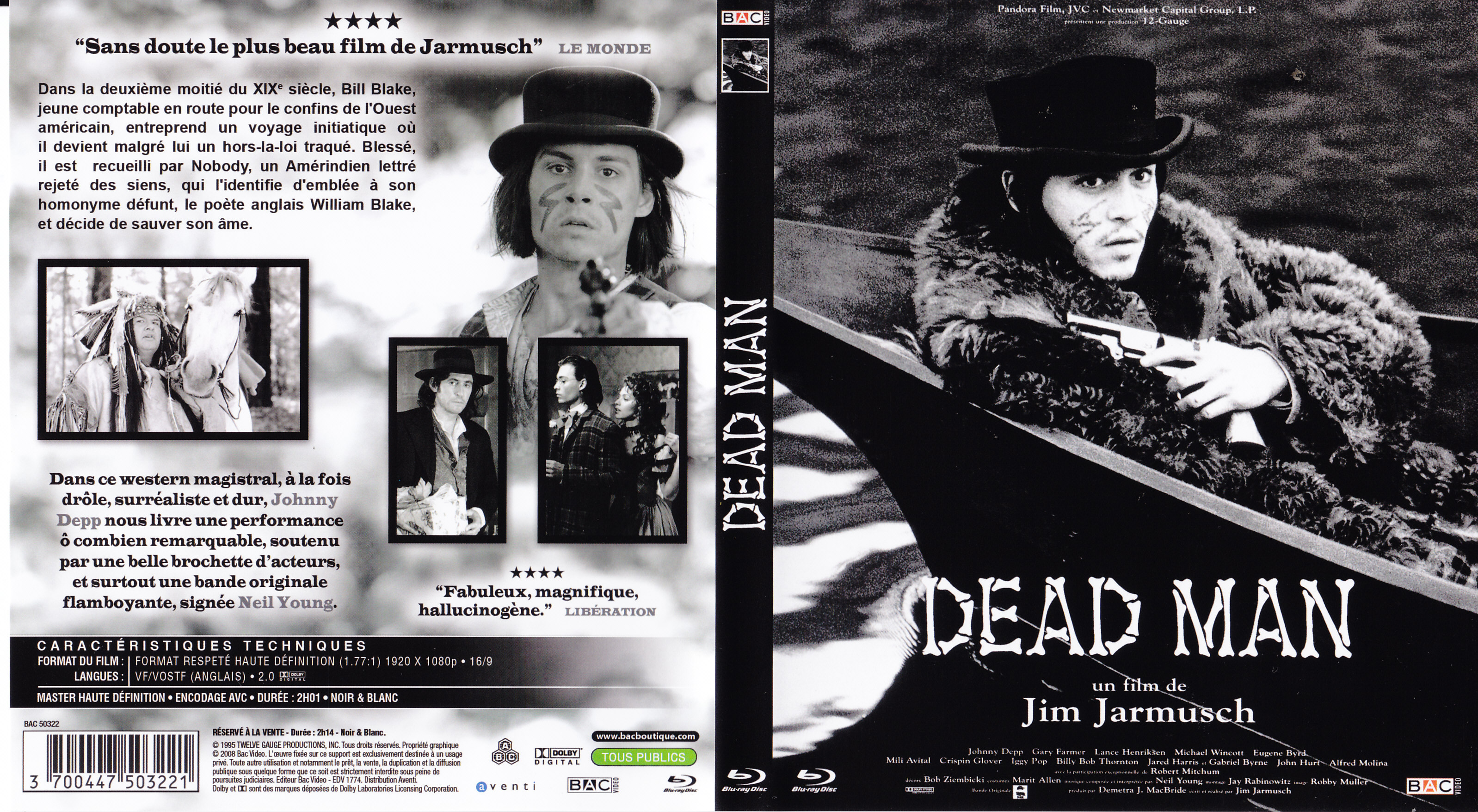 Jaquette DVD Dead man (BLU-RAY)