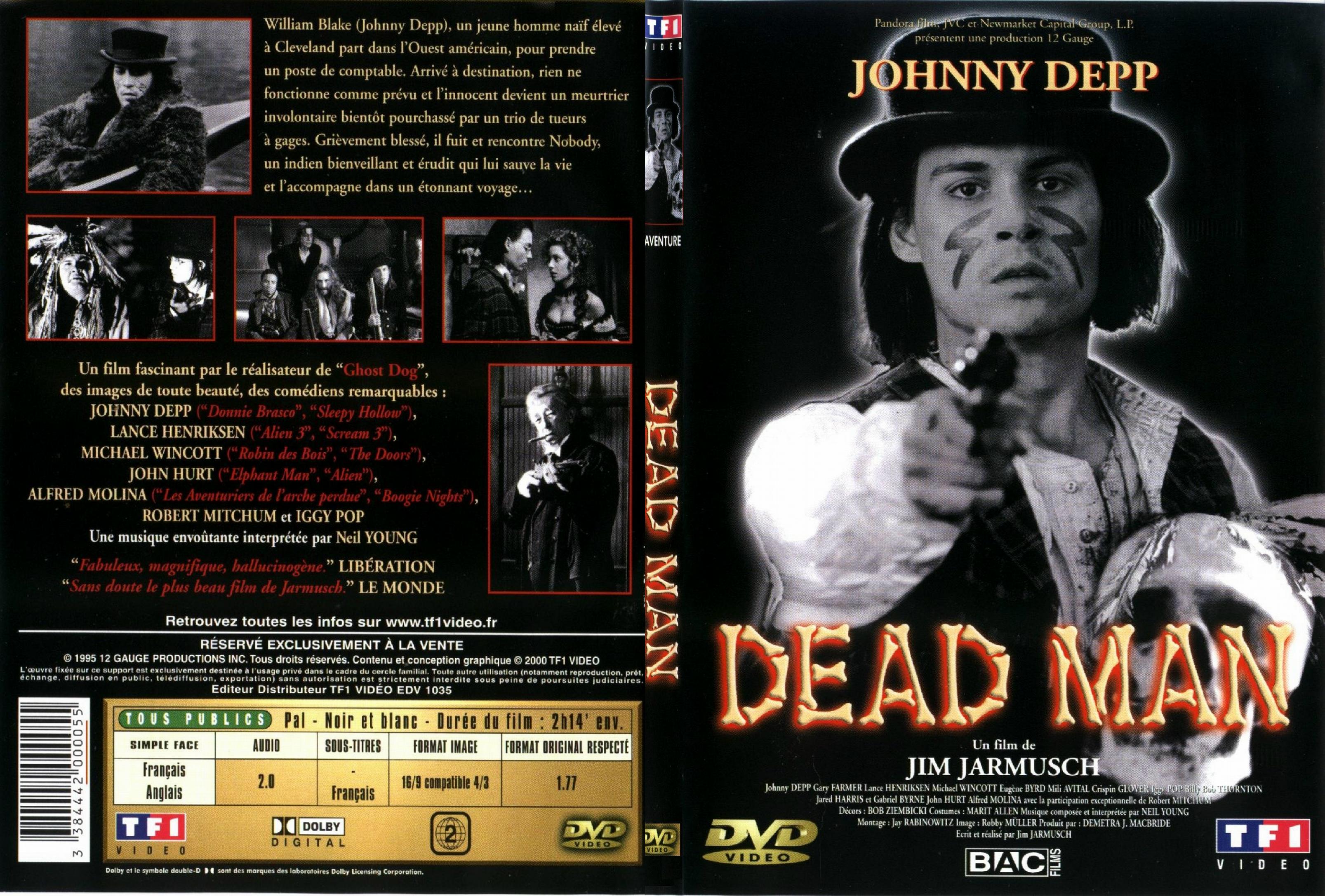 Jaquette DVD Dead man - SLIM