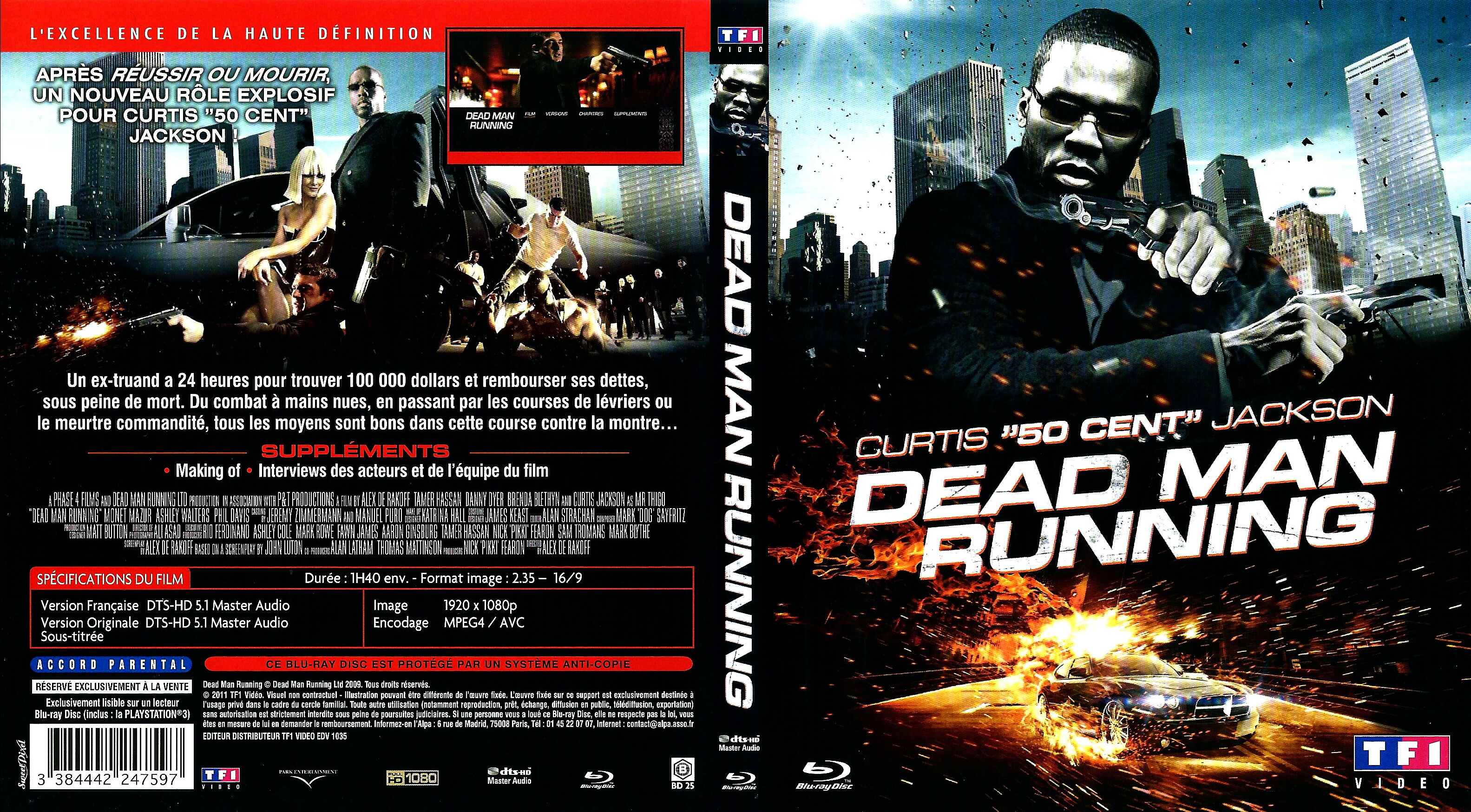 Jaquette DVD Dead man running (BLU-RAY)