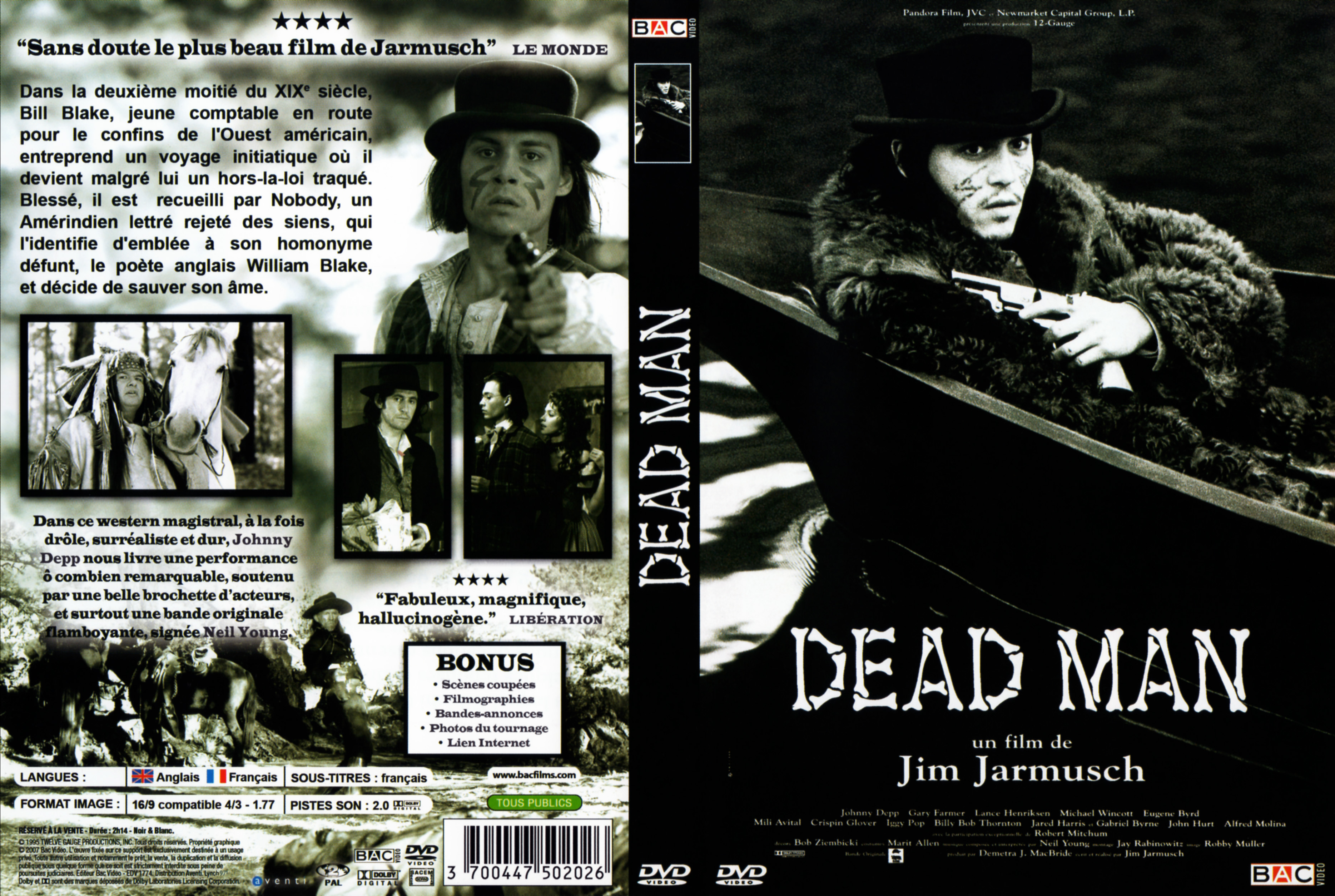 Jaquette DVD Dead man v2