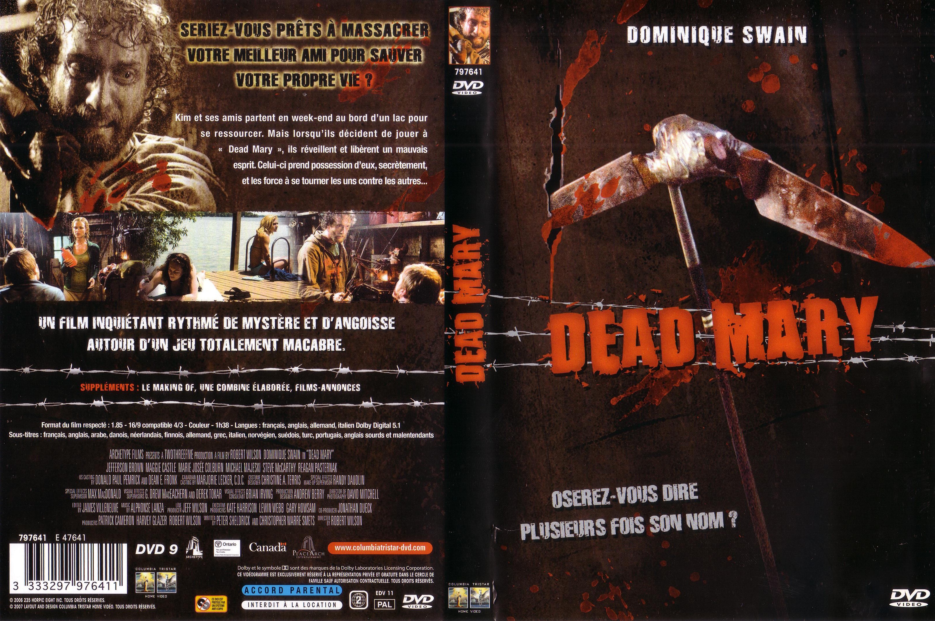 Jaquette DVD Dead mary v2