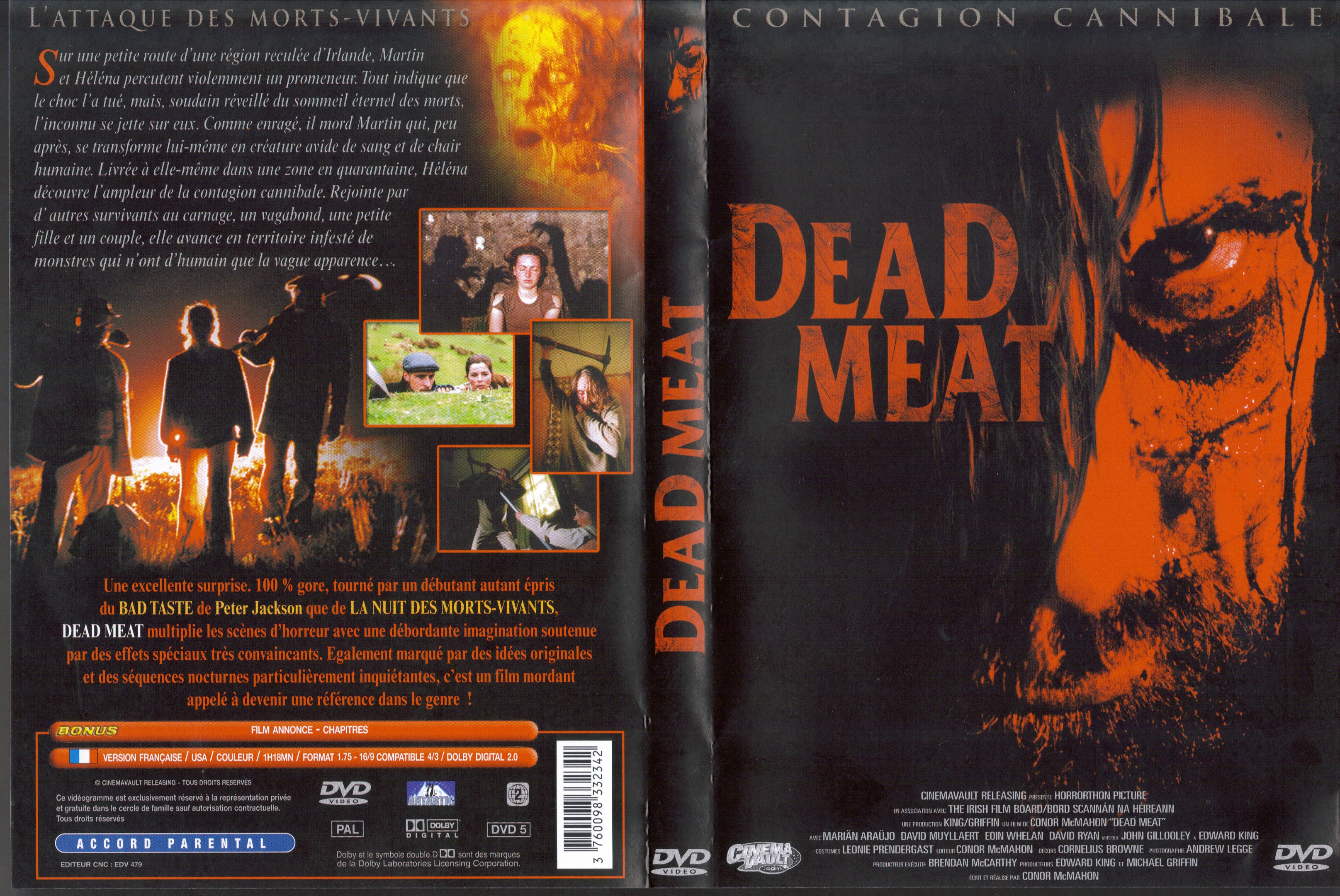 Jaquette DVD Dead meat v2