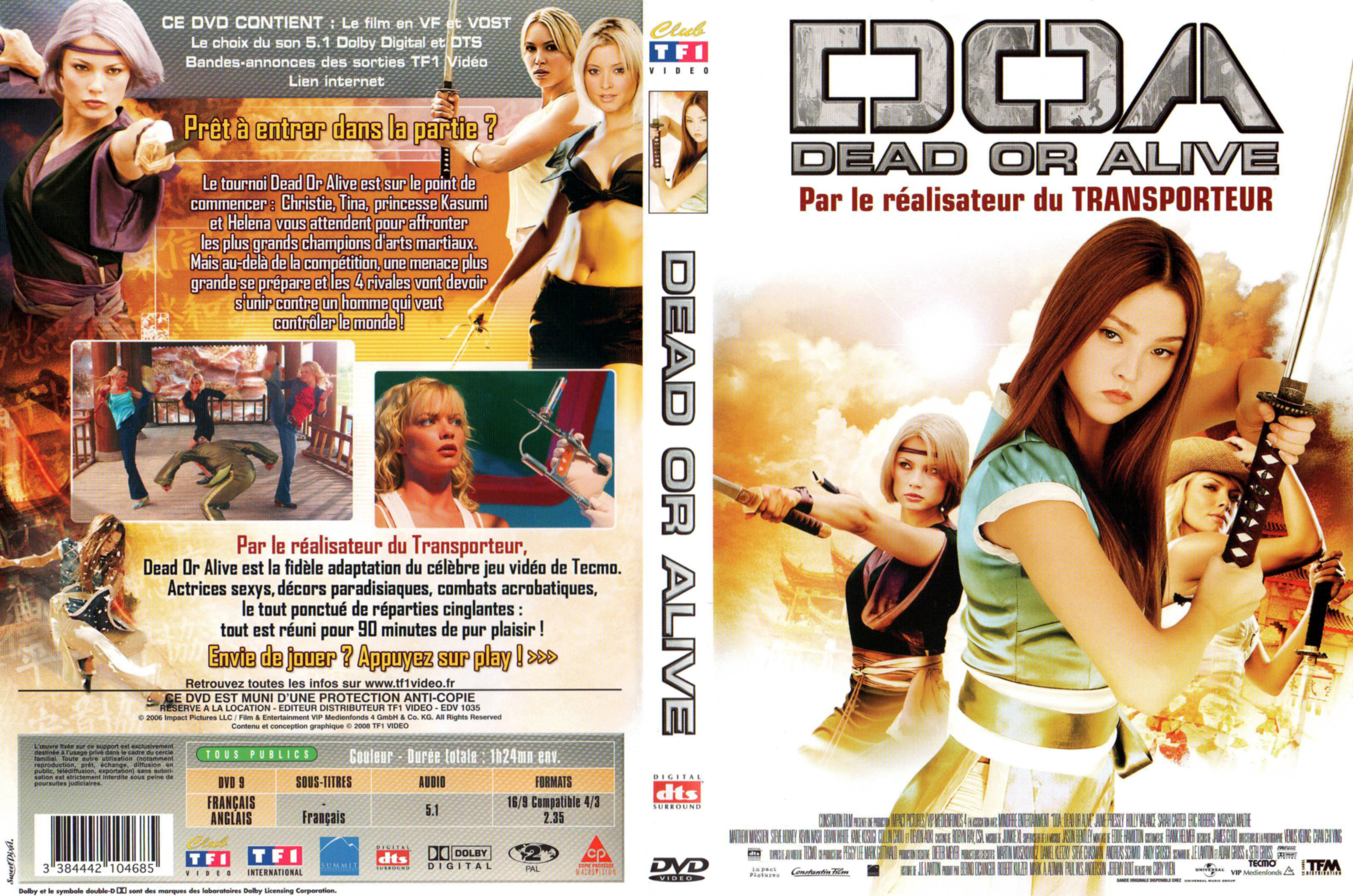 Jaquette DVD Dead or alive (2007)