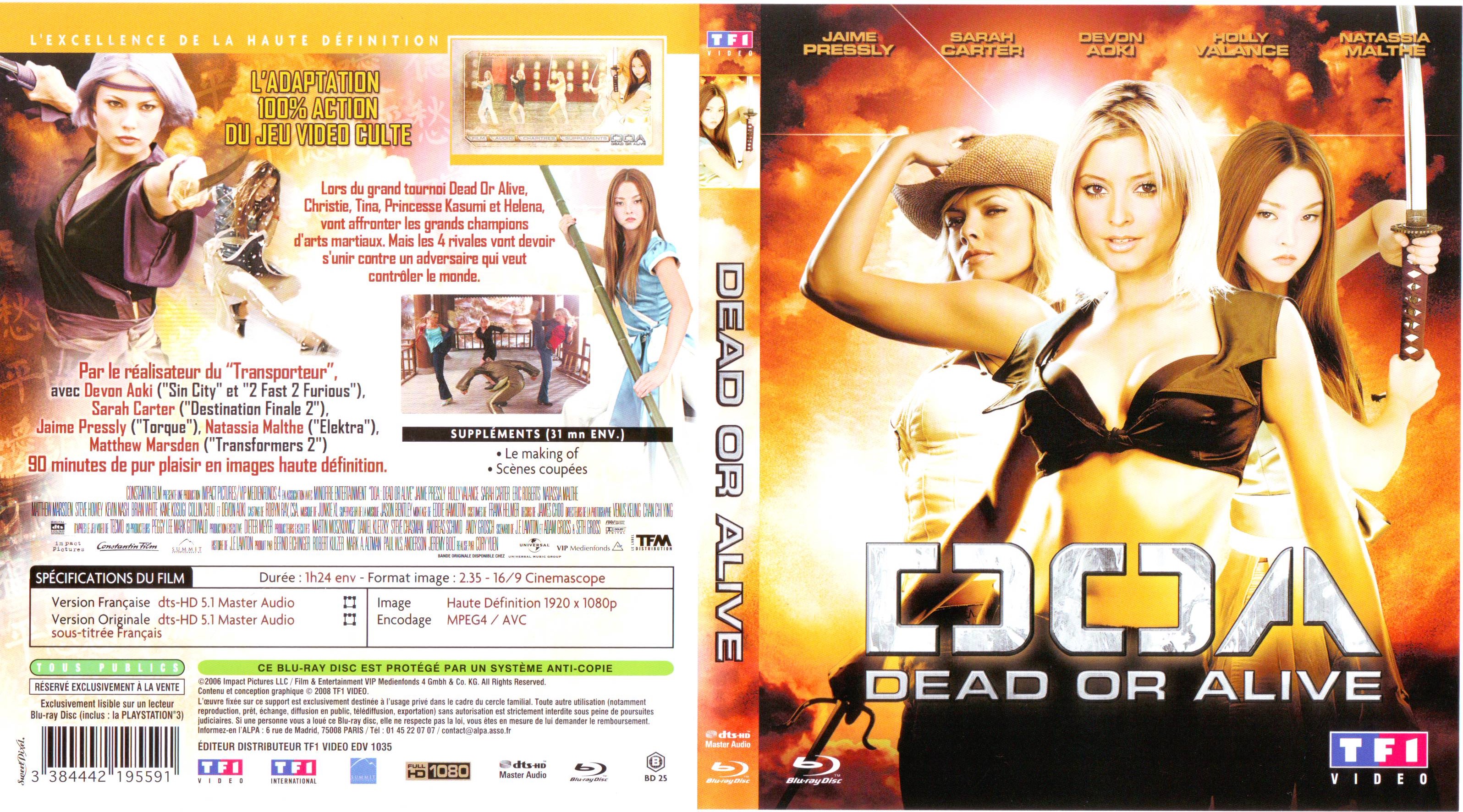 Jaquette DVD Dead or alive (2007) (BLU-RAY) v2