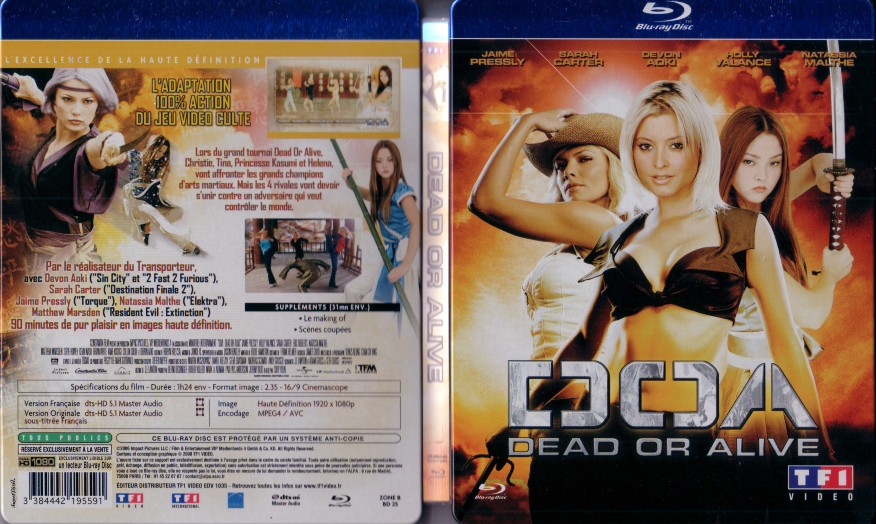 Jaquette DVD Dead or alive (BLU-RAY)