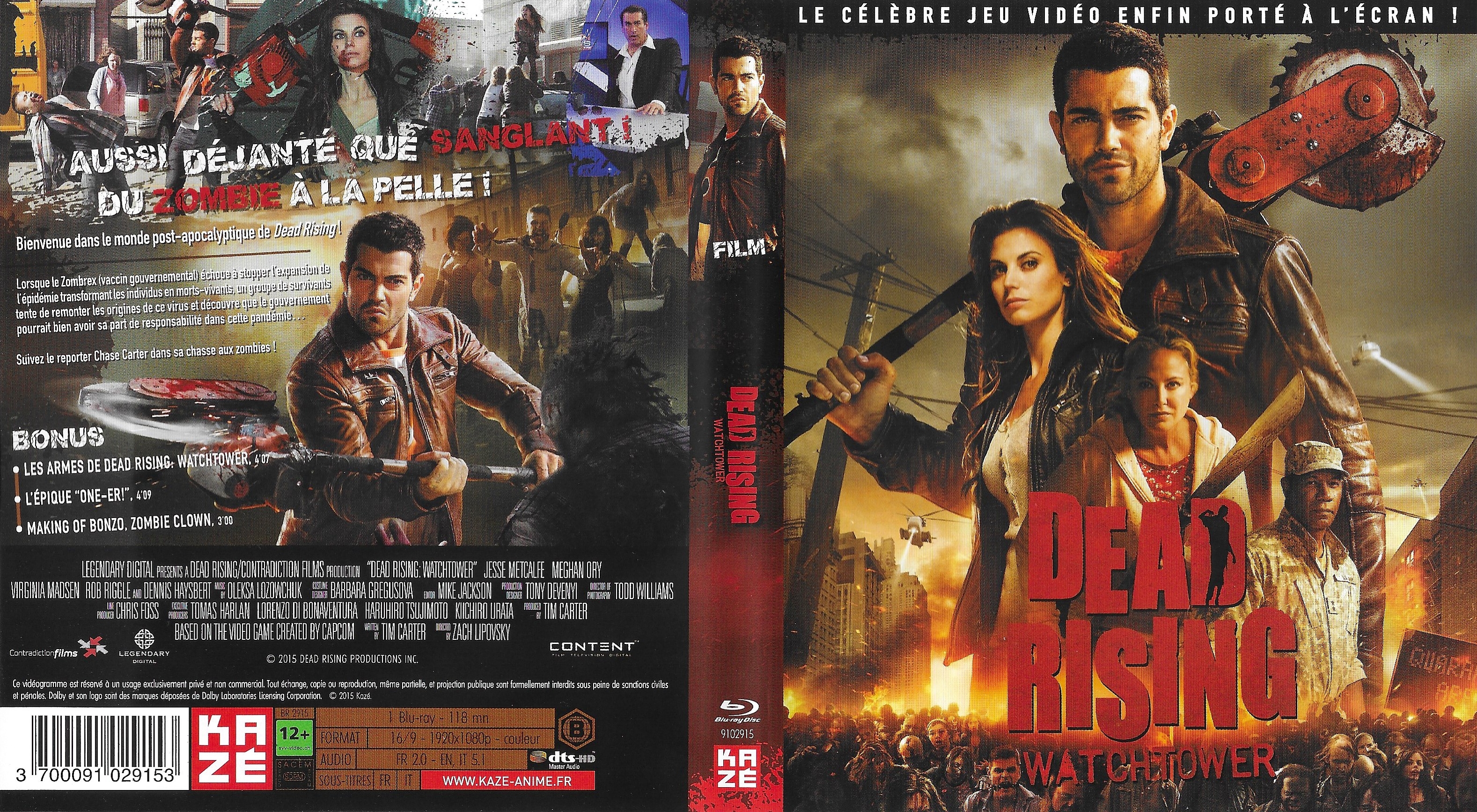 Jaquette DVD Dead rising watchtower (BLU-RAY)