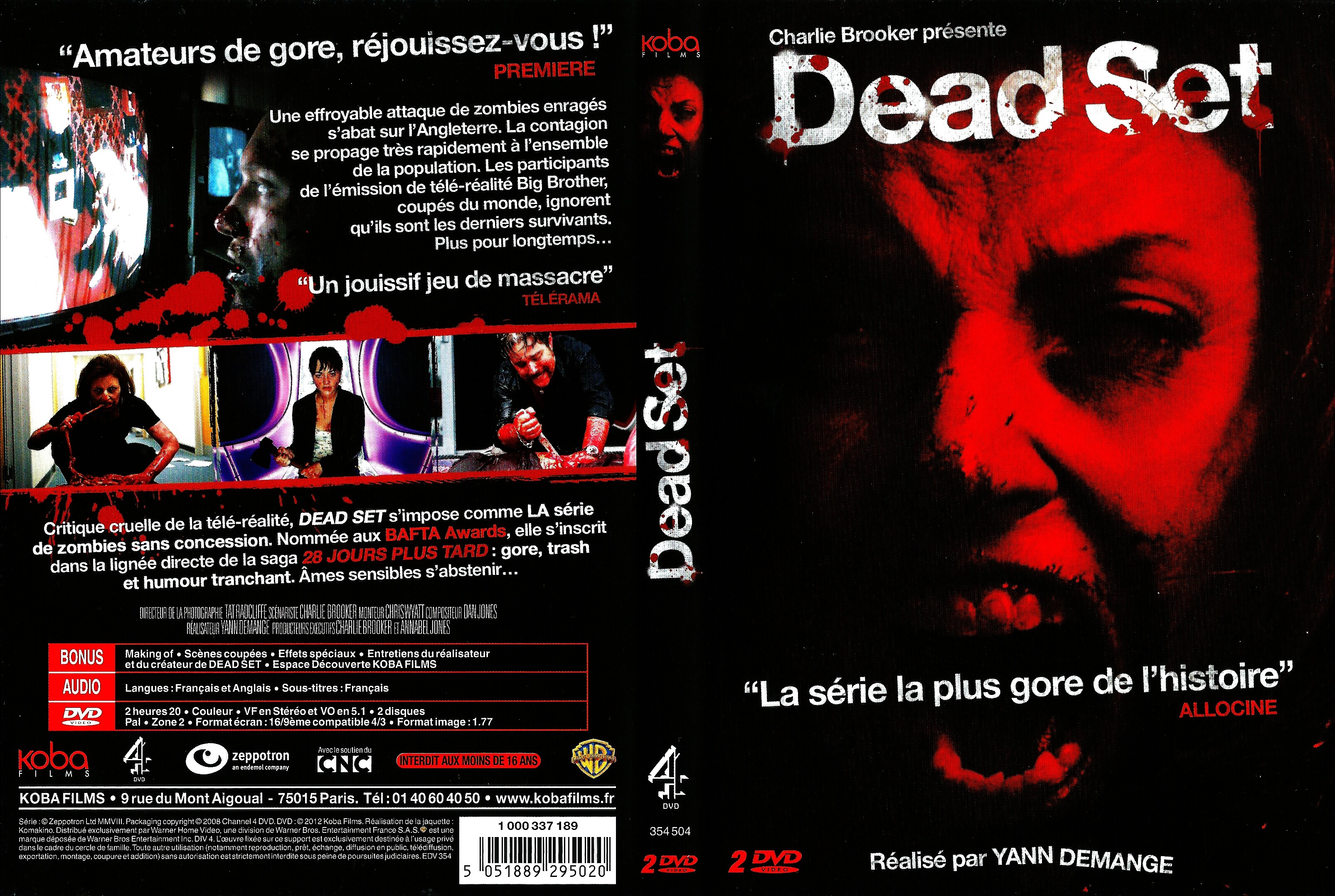 Jaquette DVD Dead set