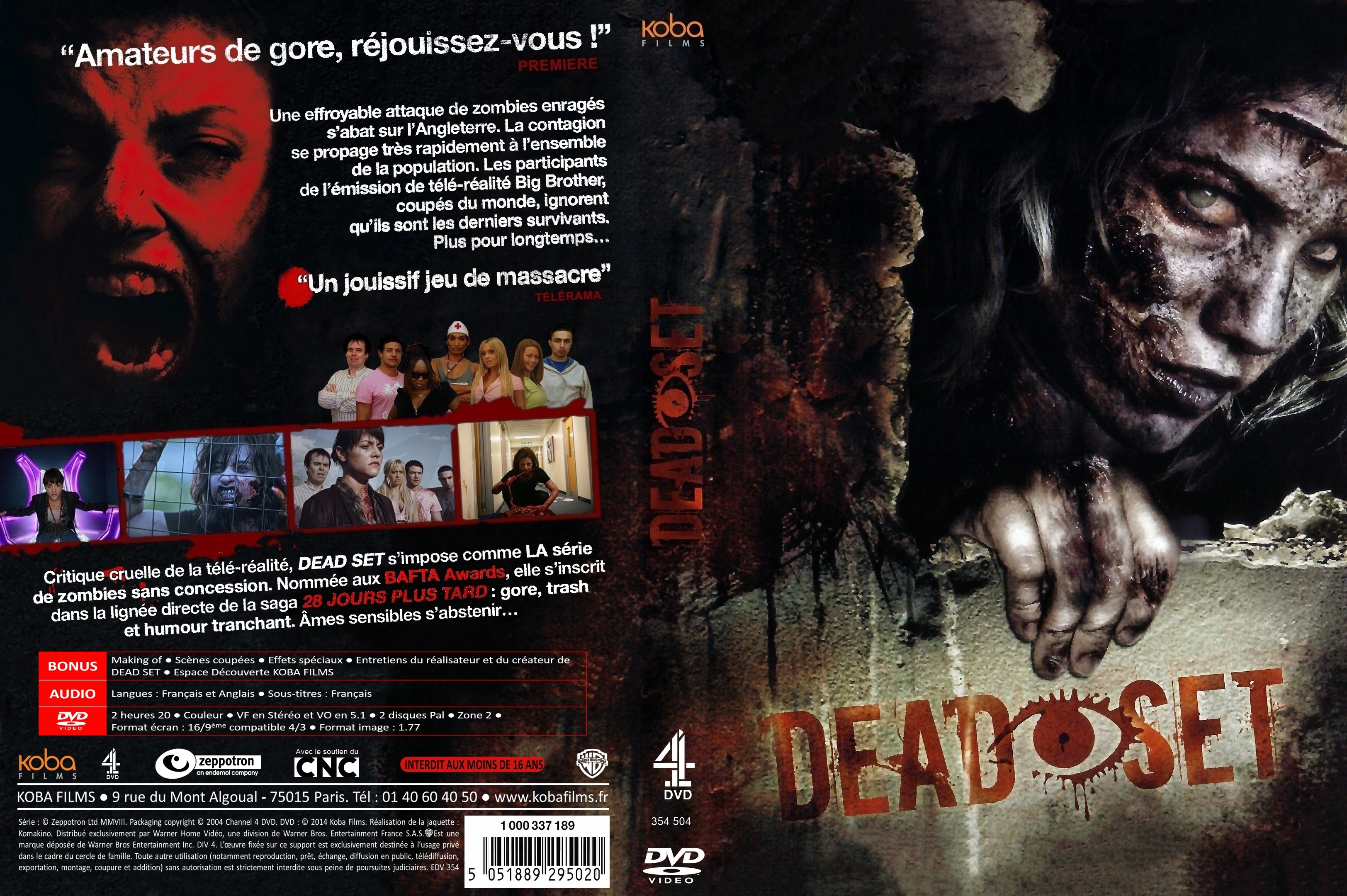 Jaquette DVD Dead set v2