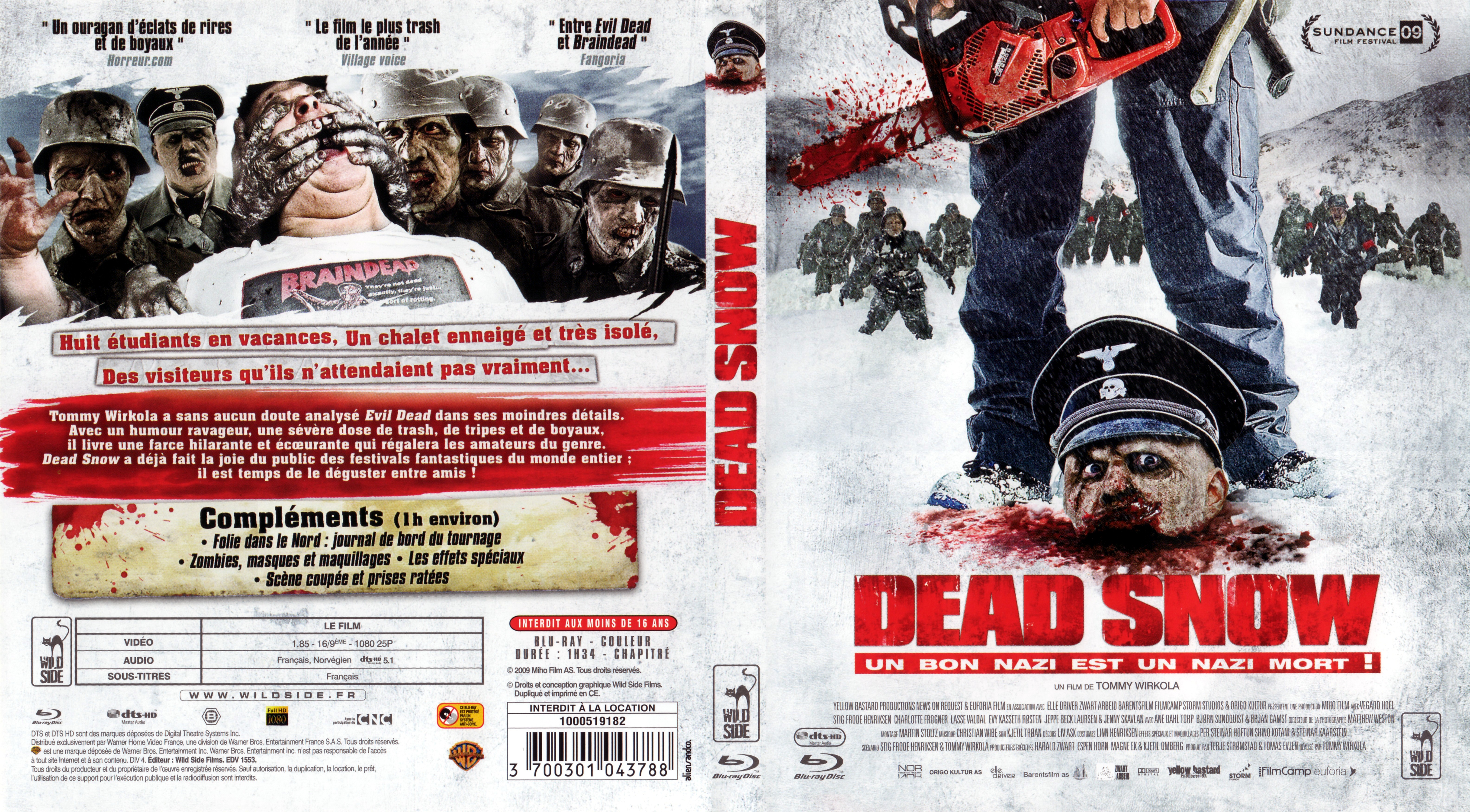 Jaquette DVD Dead snow (BLU-RAY)