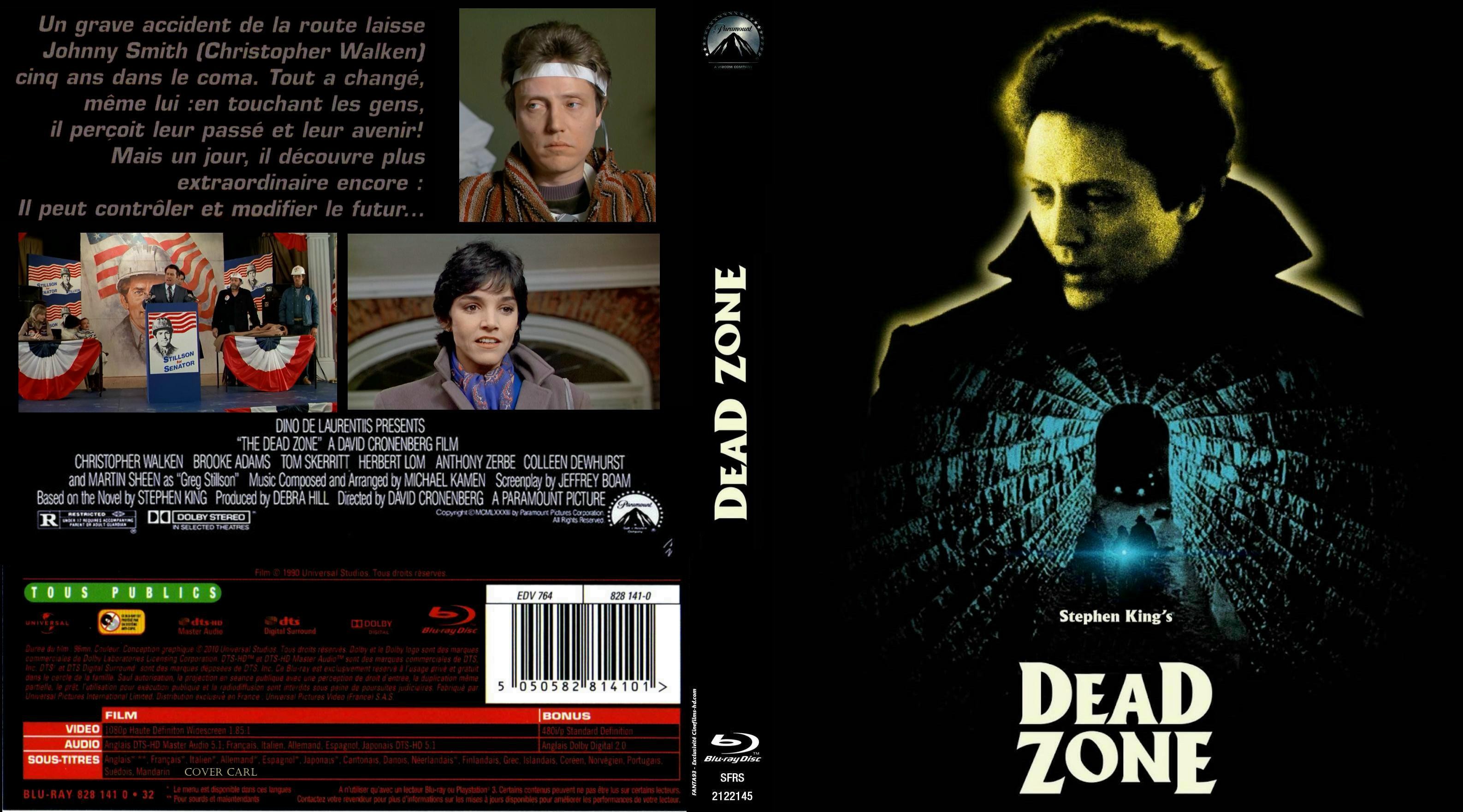 Jaquette DVD Dead zone custom (BLU-RAY)