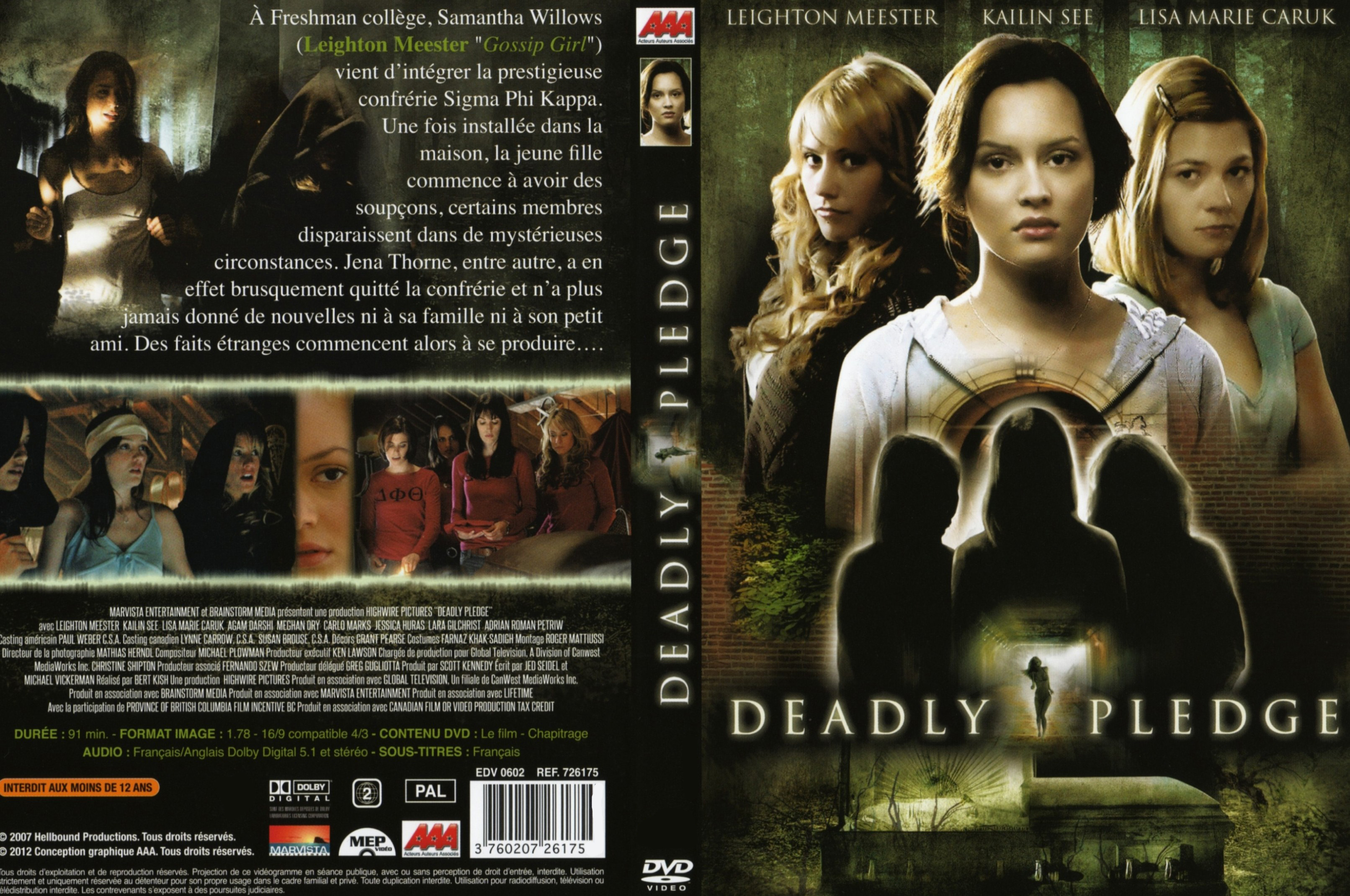 Jaquette DVD Deadly Pledge