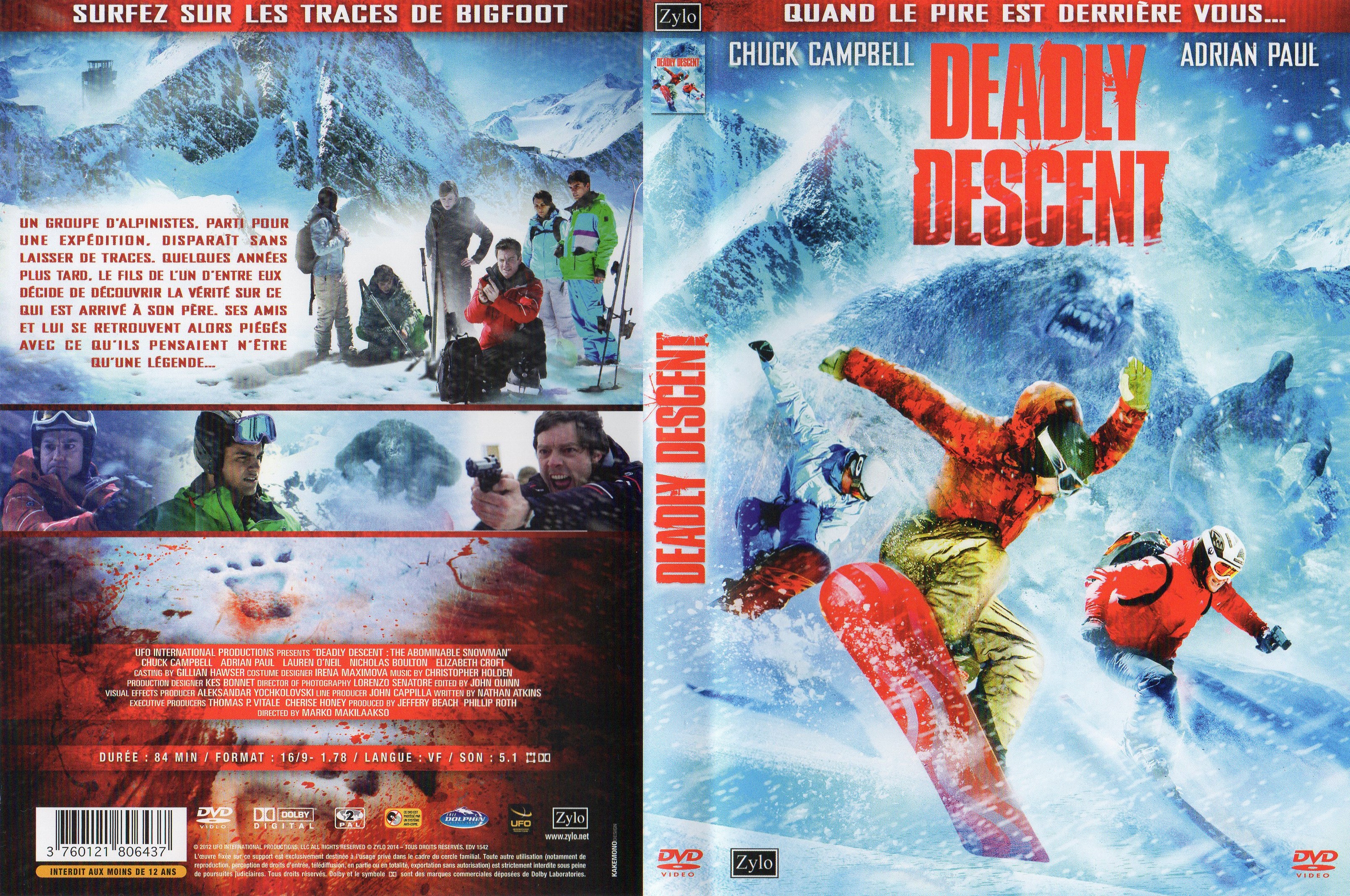 Jaquette DVD Deadly descent