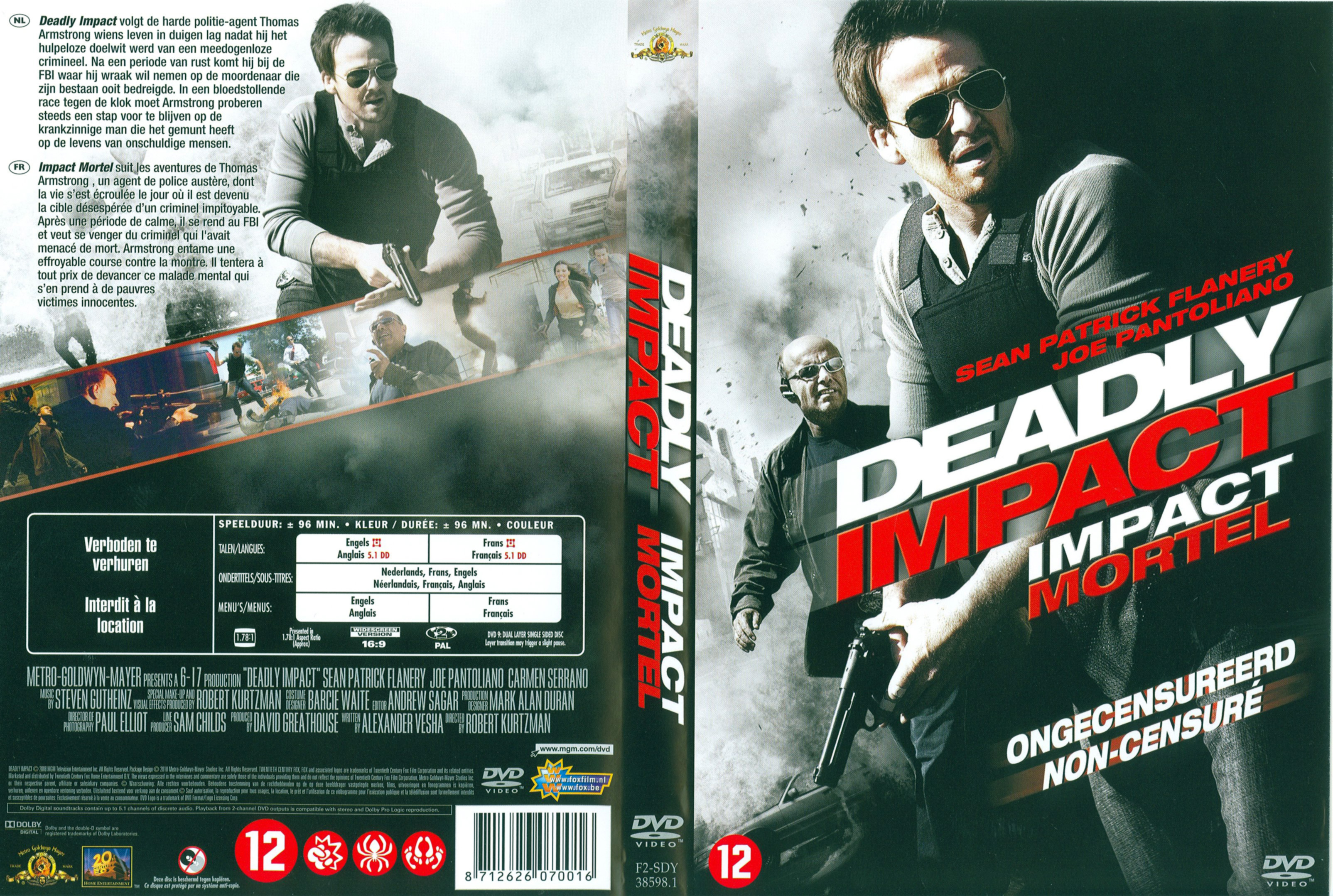 Jaquette DVD Deadly impact - Impact mortel