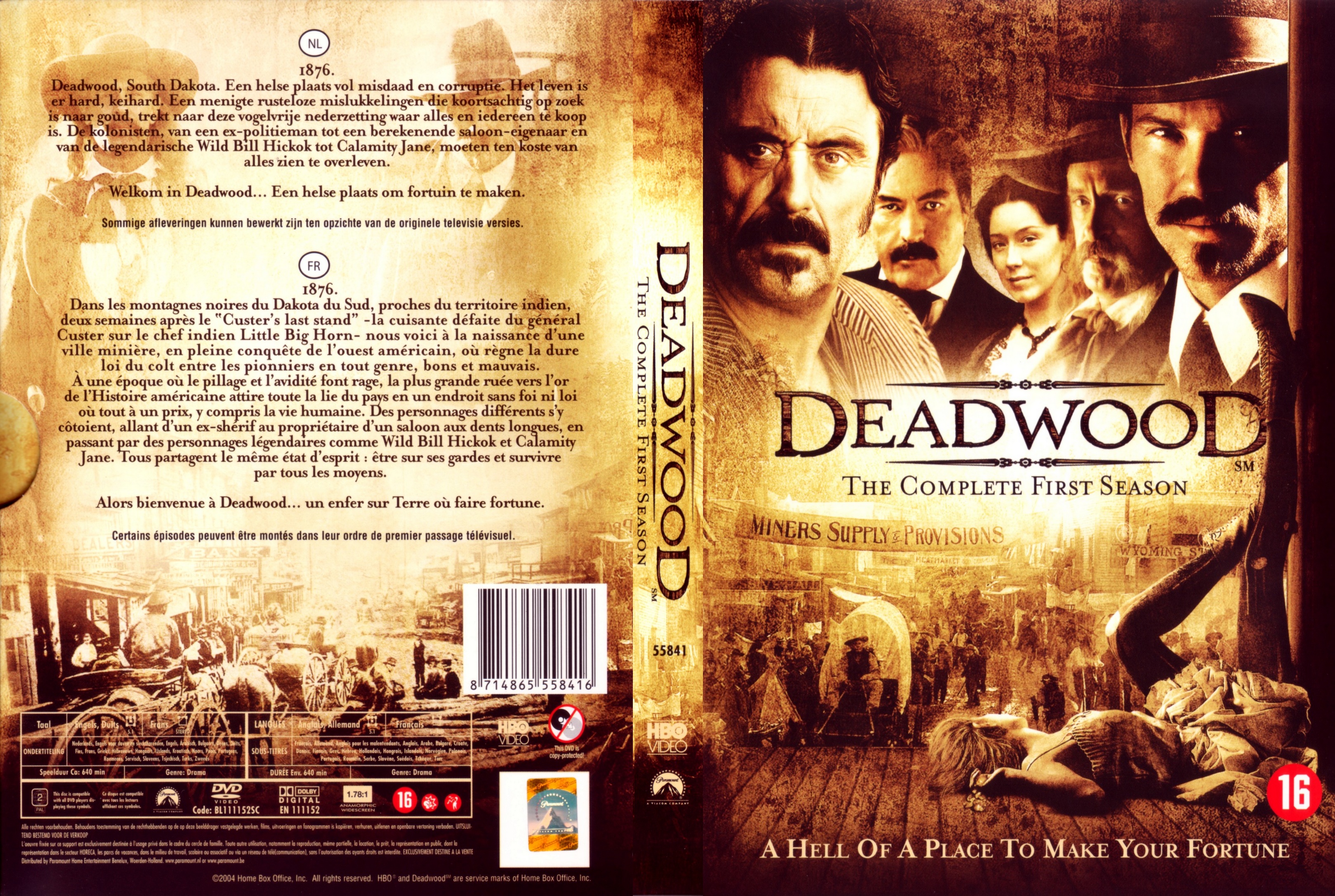 Jaquette DVD Deadwood Saison 1 COFFRET