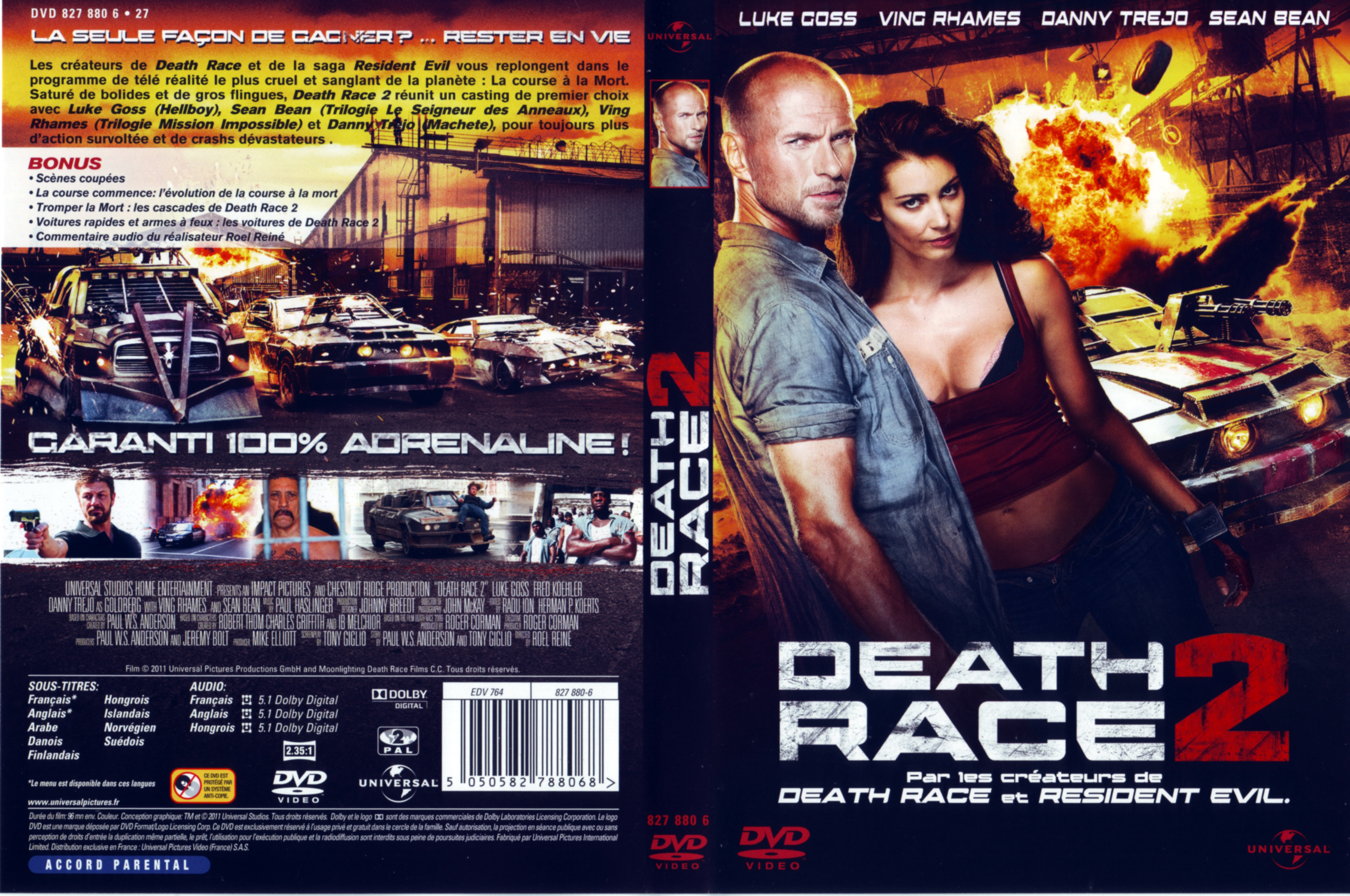 Jaquette DVD Death Race 2