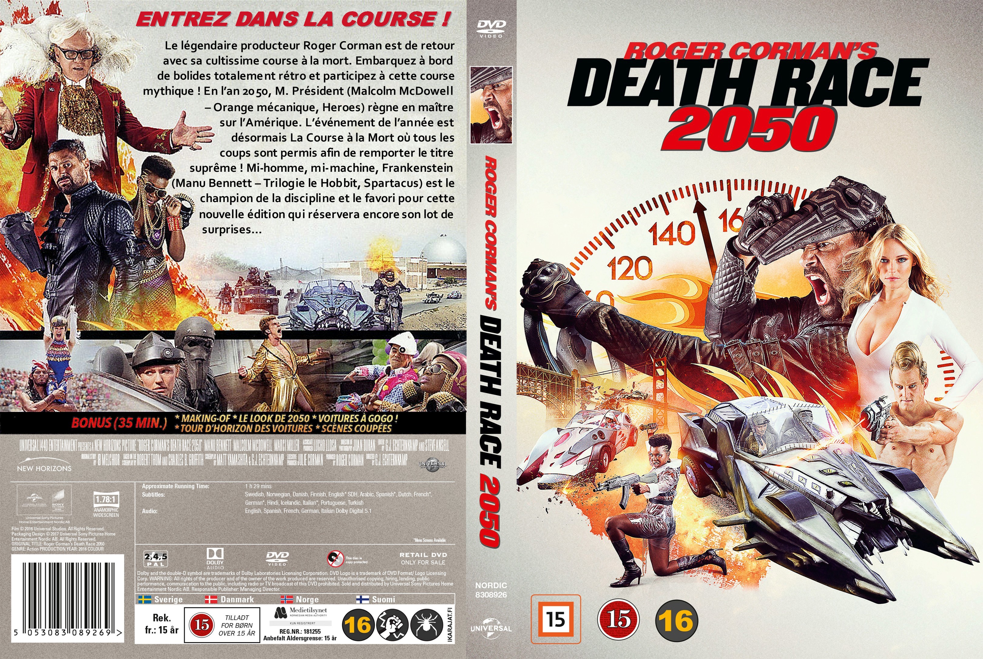 Jaquette DVD Death Race 2050 custom