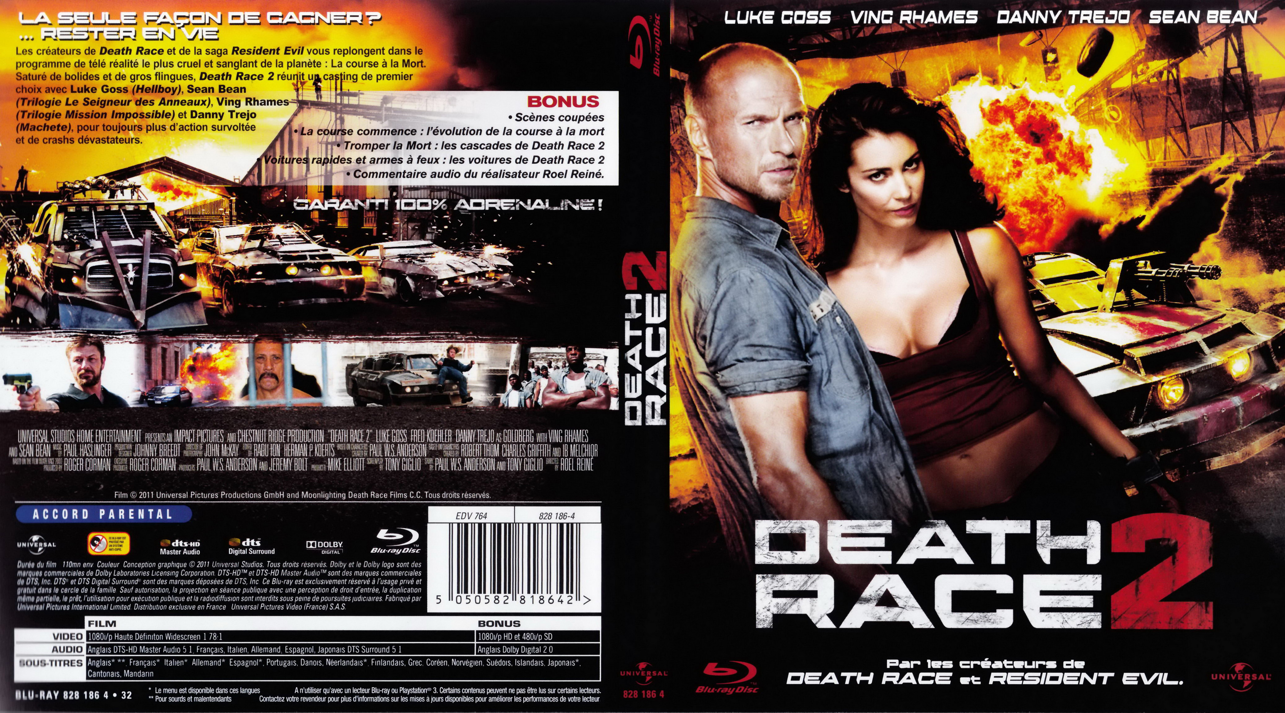 Jaquette DVD Death Race 2 (BLU-RAY)