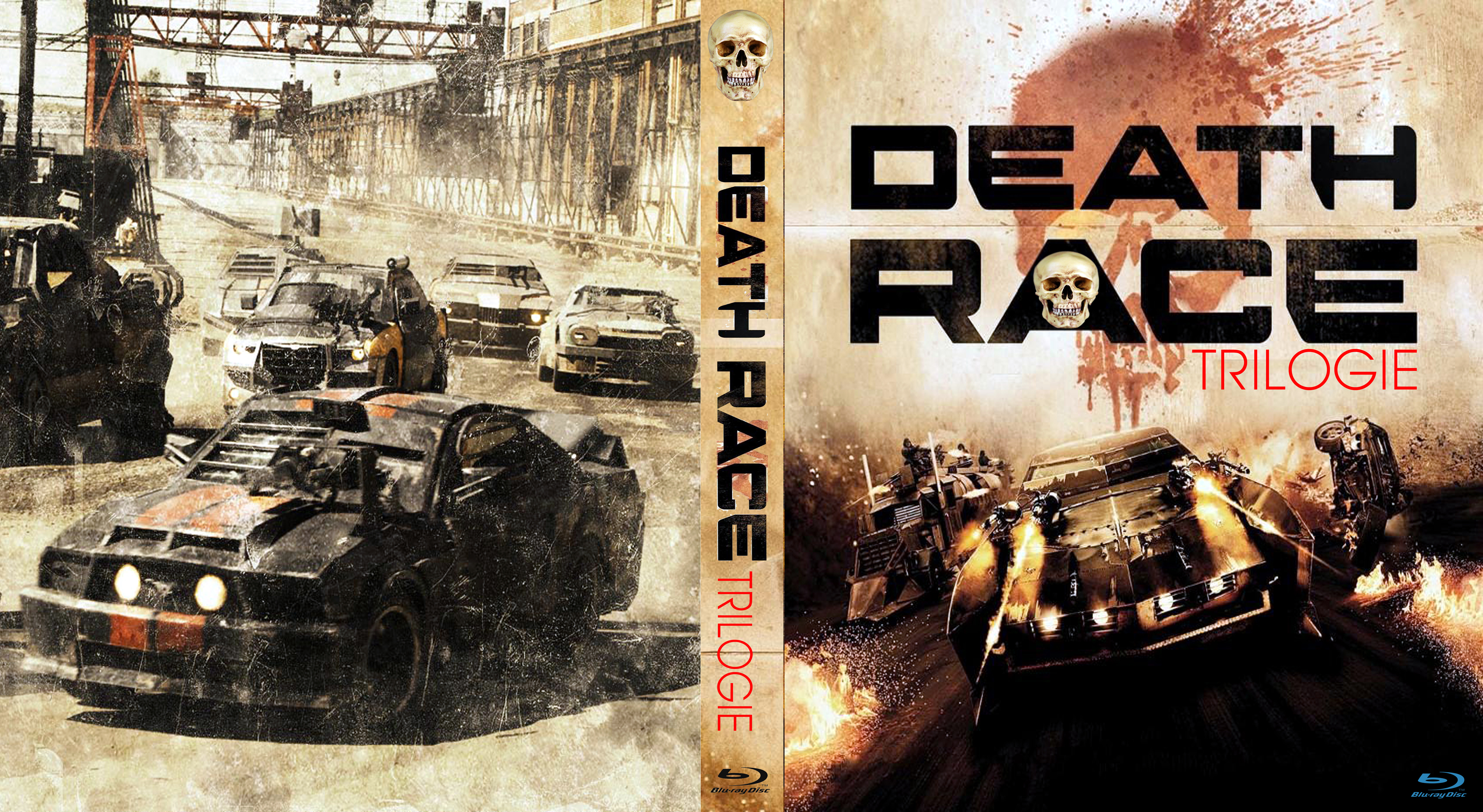 Jaquette DVD Death Race Trilogie custom (BLU-RAY)