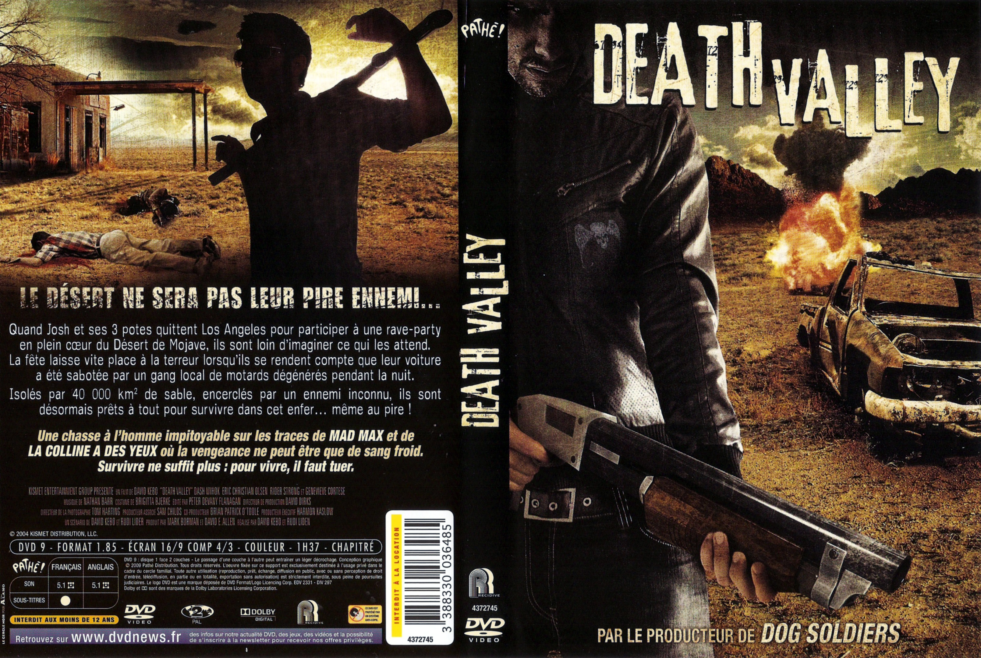 Jaquette DVD Death Valley