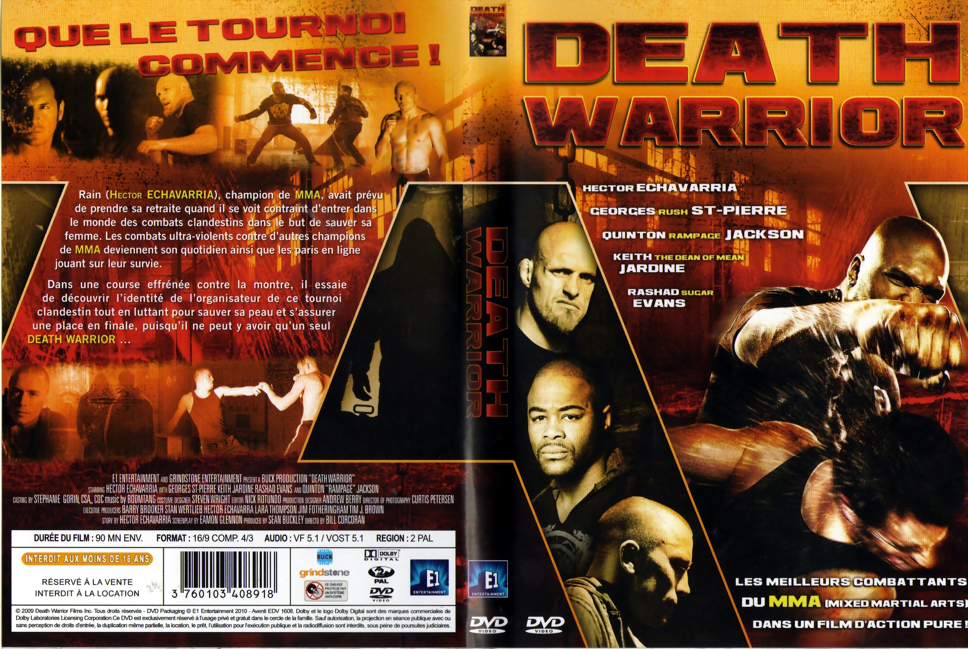 Jaquette DVD Death Warrior