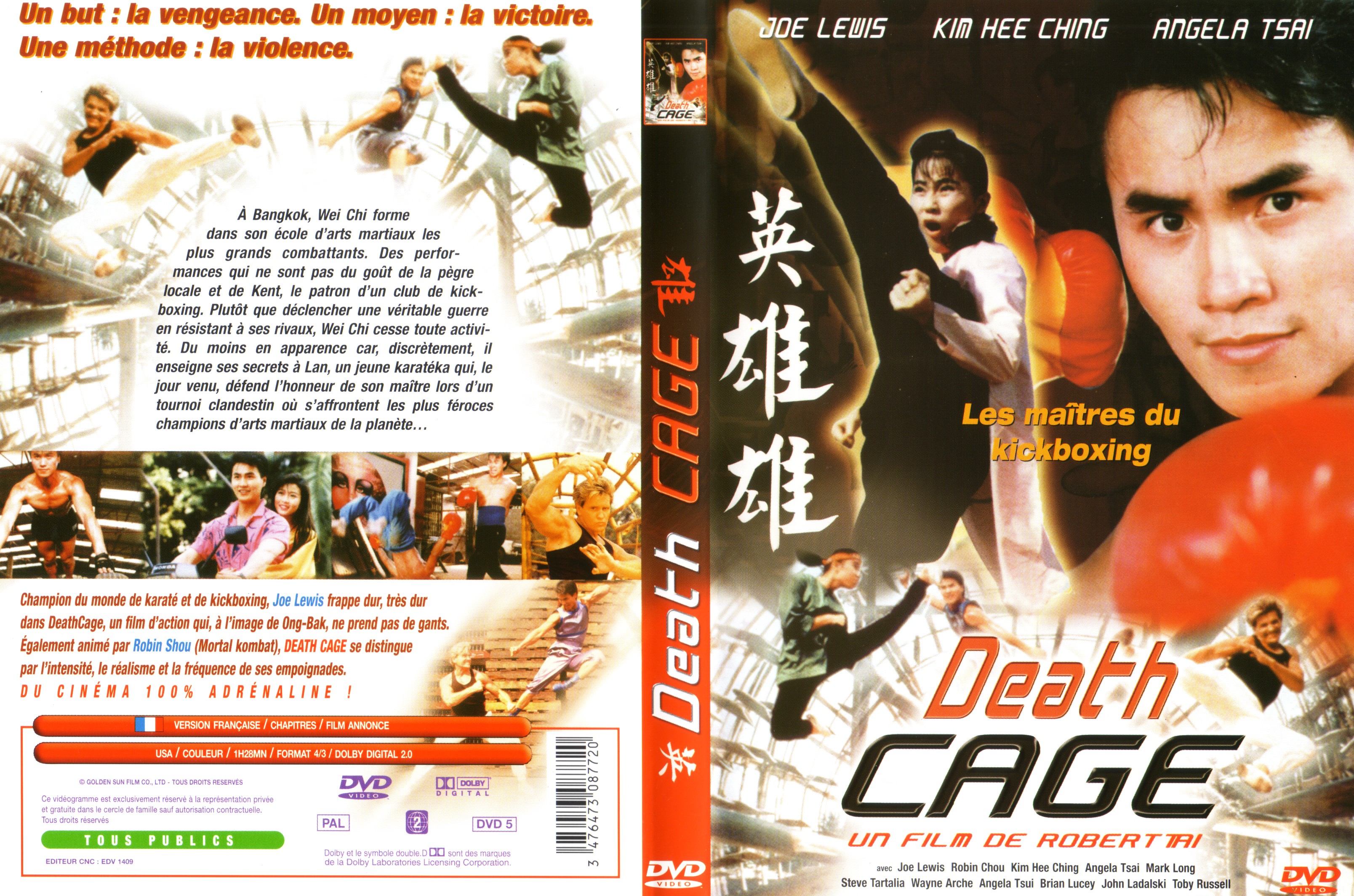 Jaquette DVD Death cage