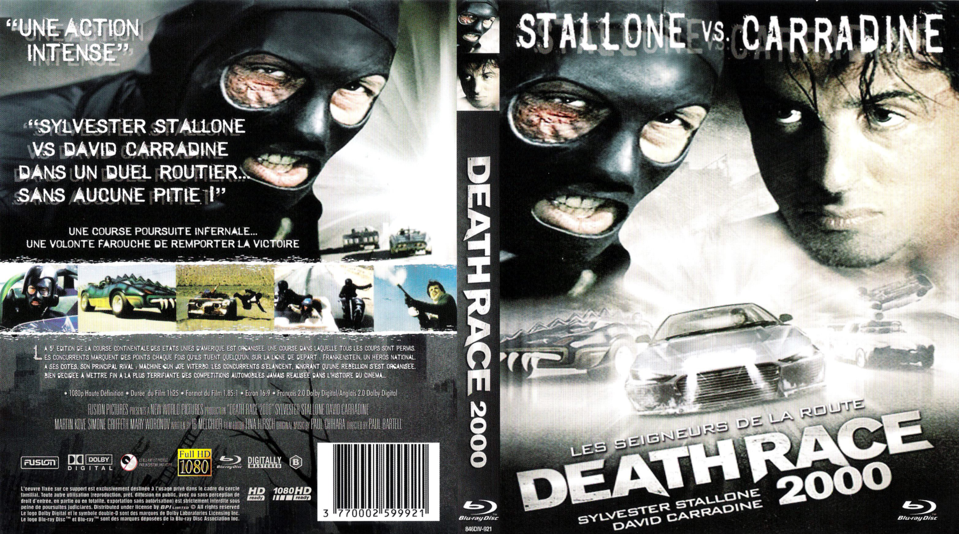 Jaquette DVD Death race 2000 - La course  la mort de l