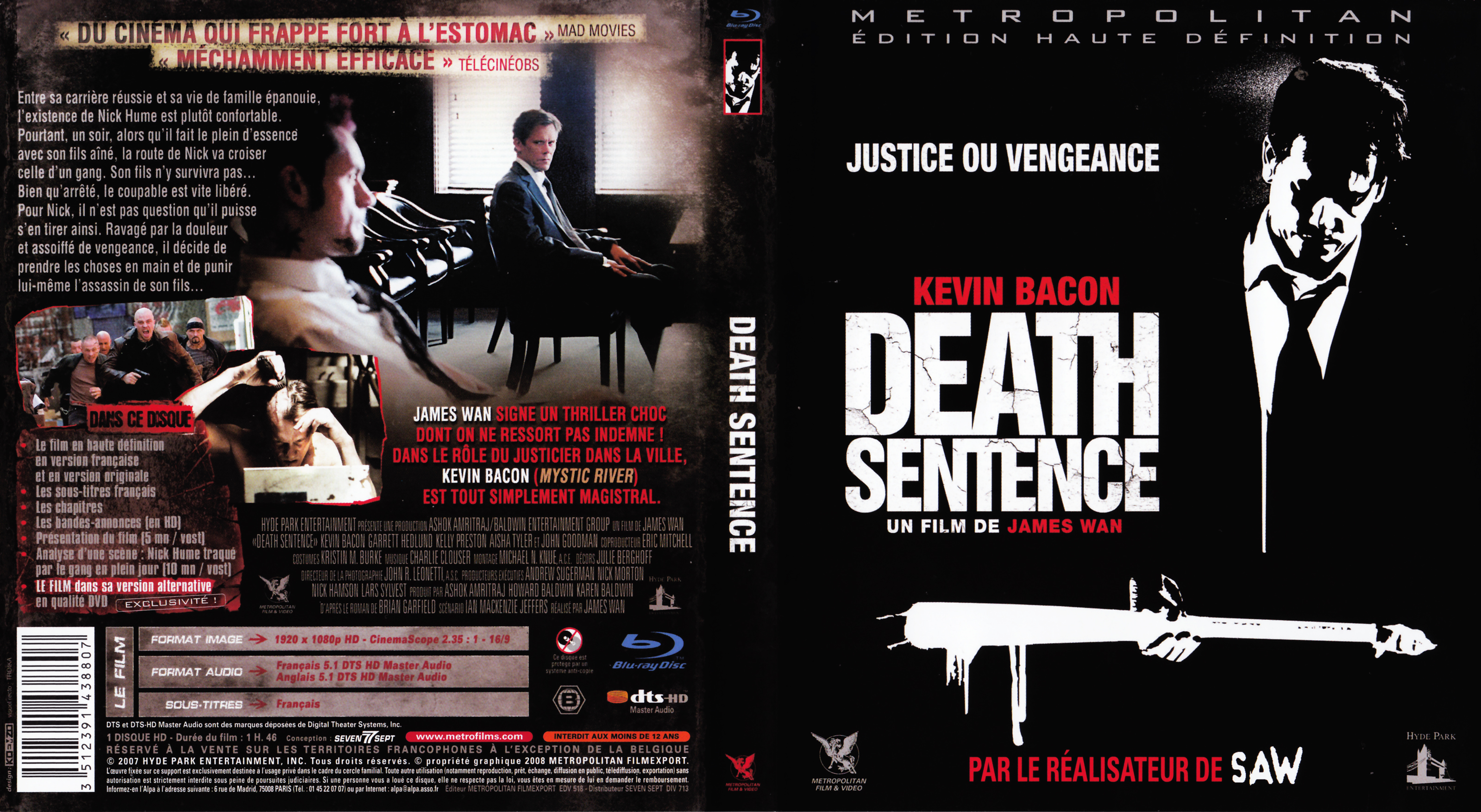 Jaquette DVD Death sentence (BLU-RAY)