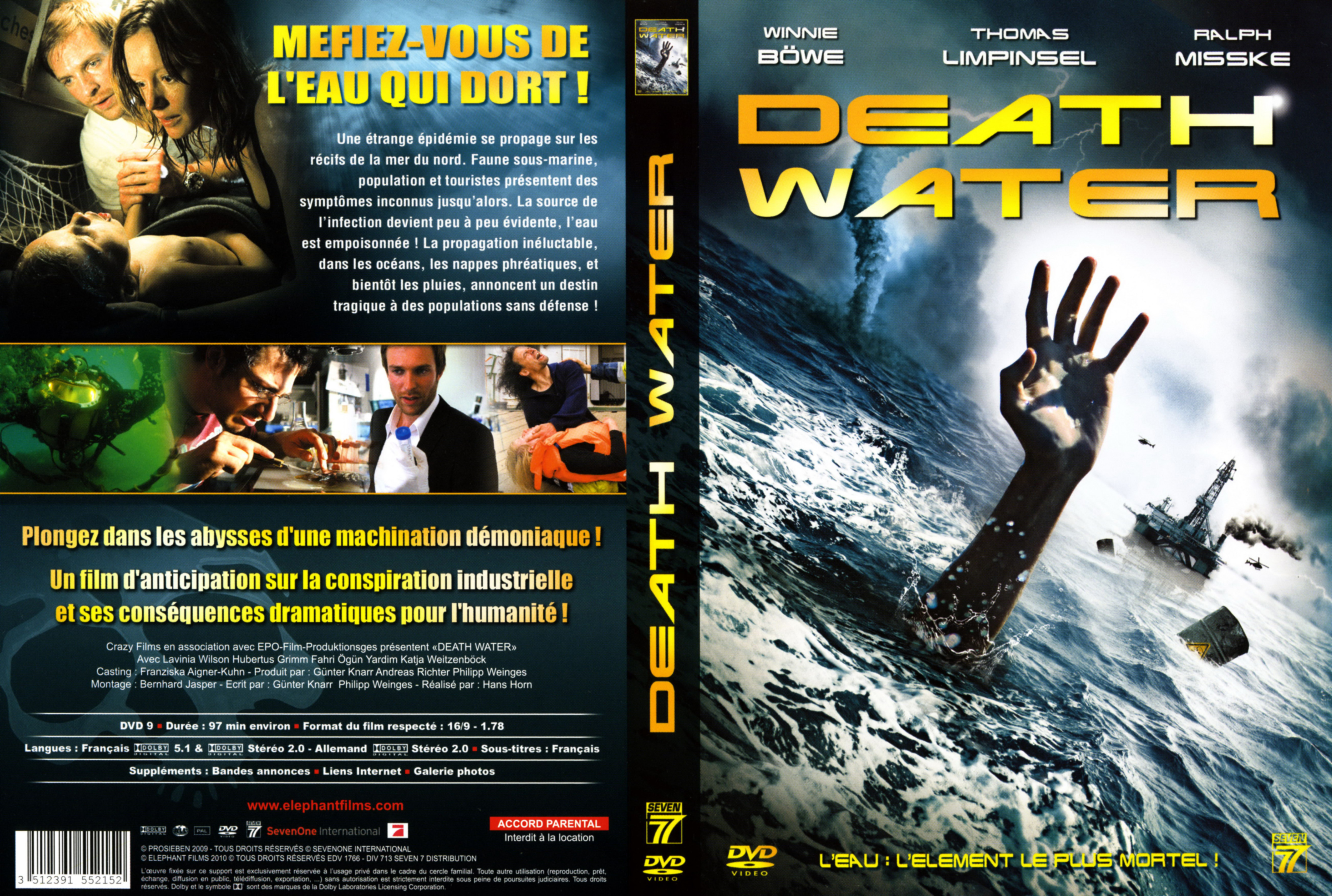 Jaquette DVD Death water