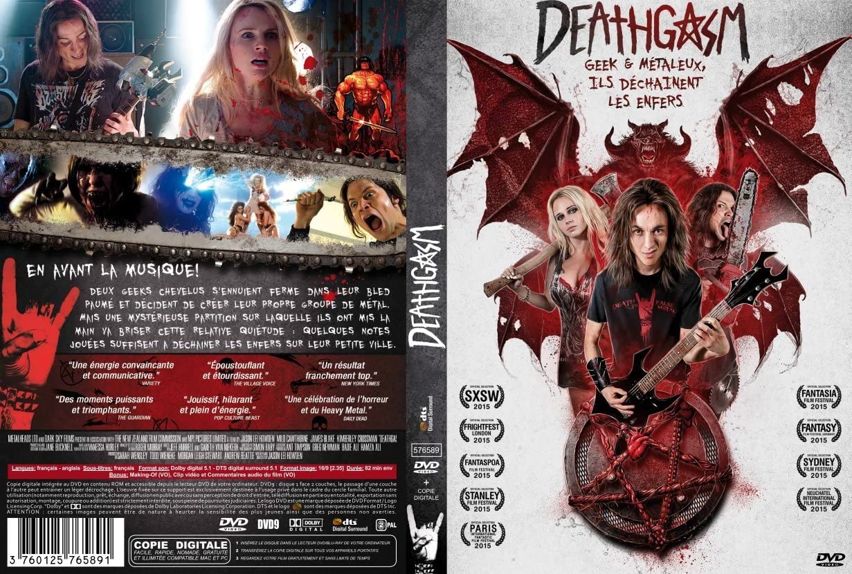 Jaquette DVD Deathgasm custom