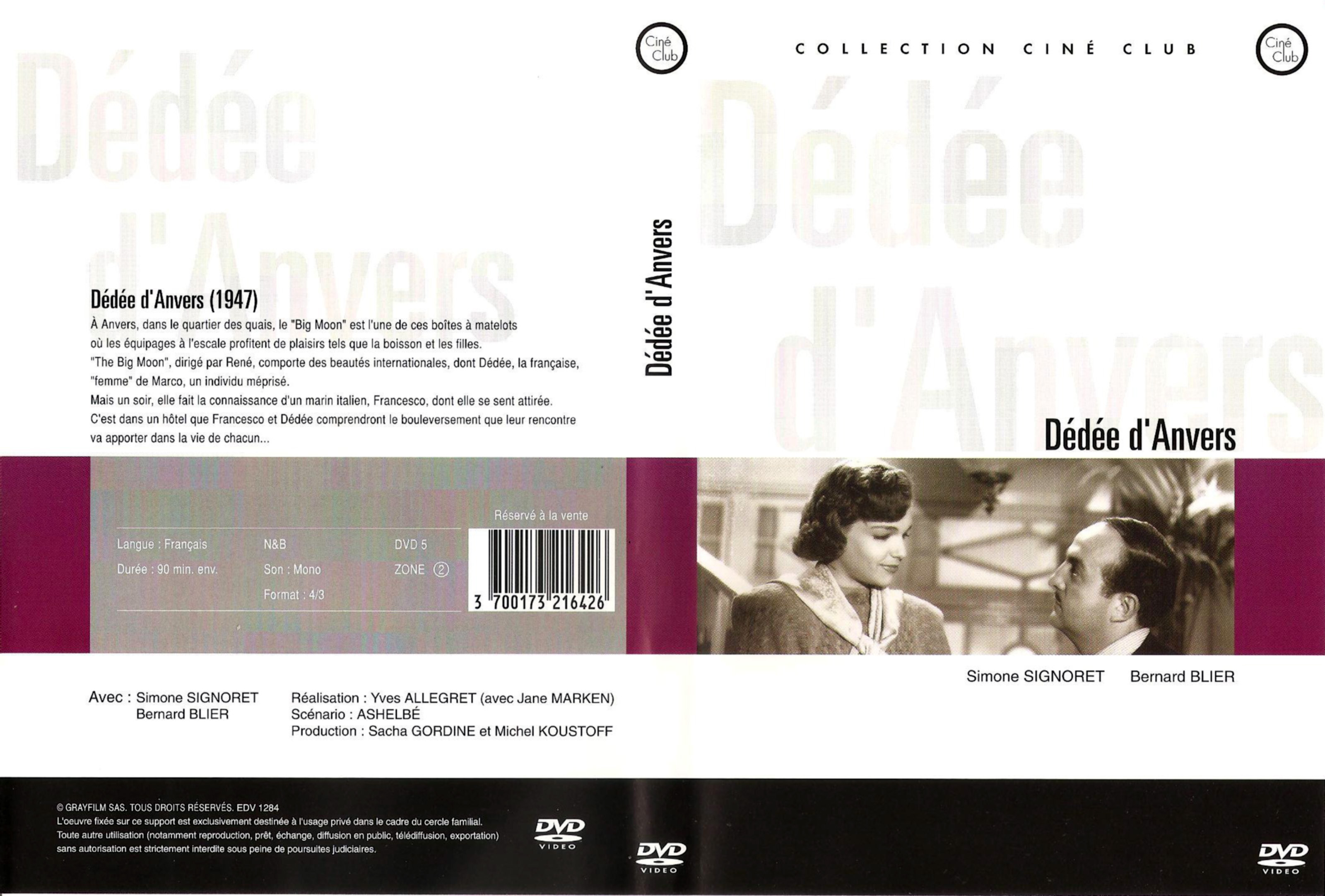 Jaquette DVD Dde d