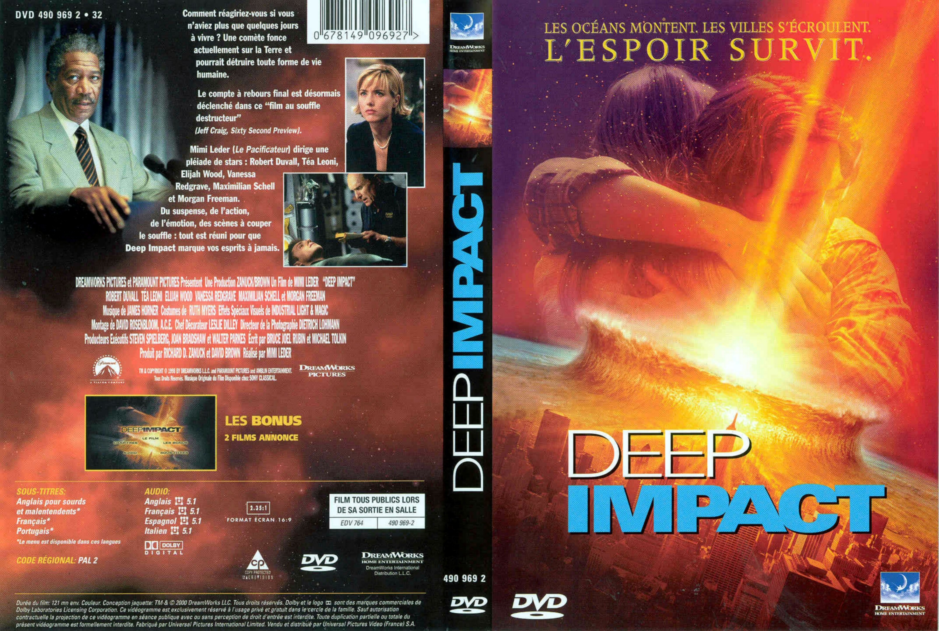 Jaquette DVD Deep Impact