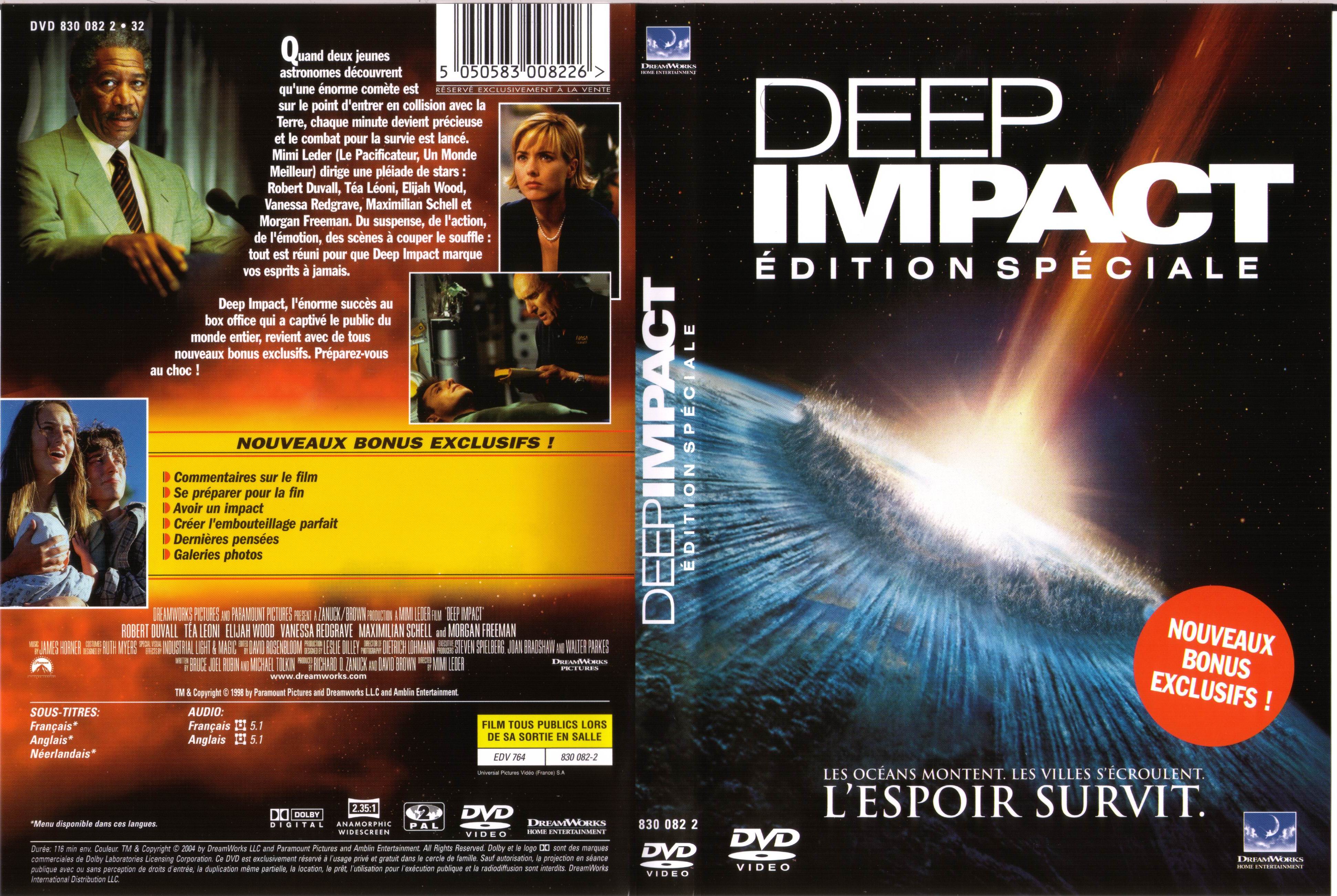 Jaquette DVD Deep Impact v2