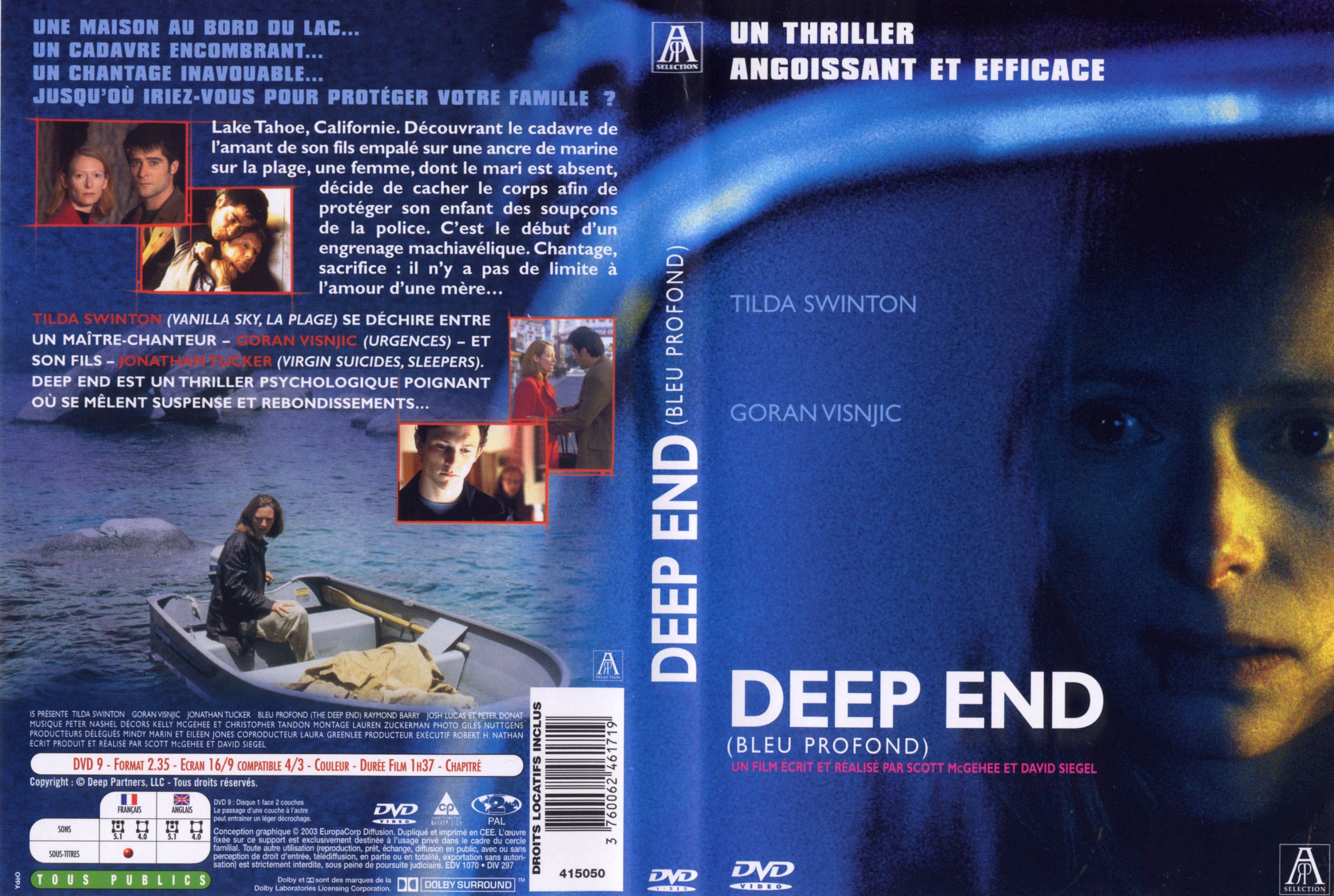 Jaquette DVD Deep end