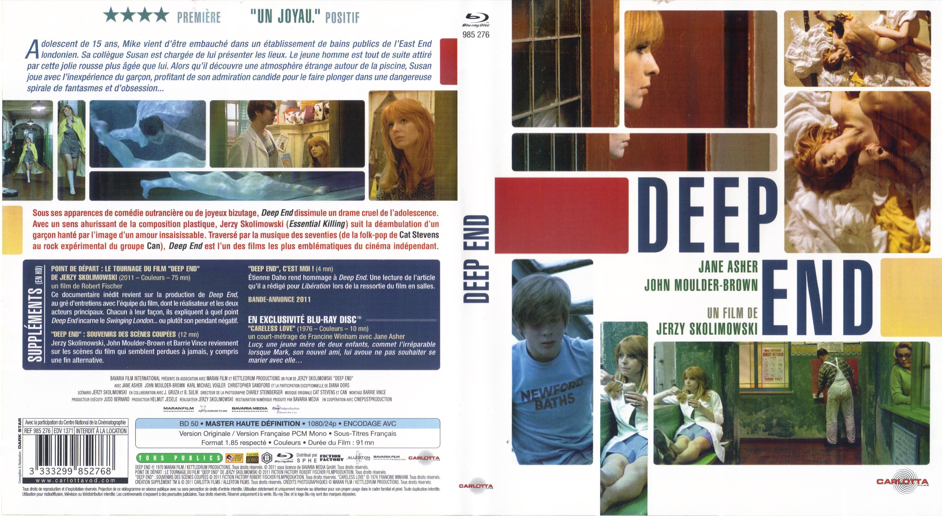 Jaquette DVD Deep end (1970)