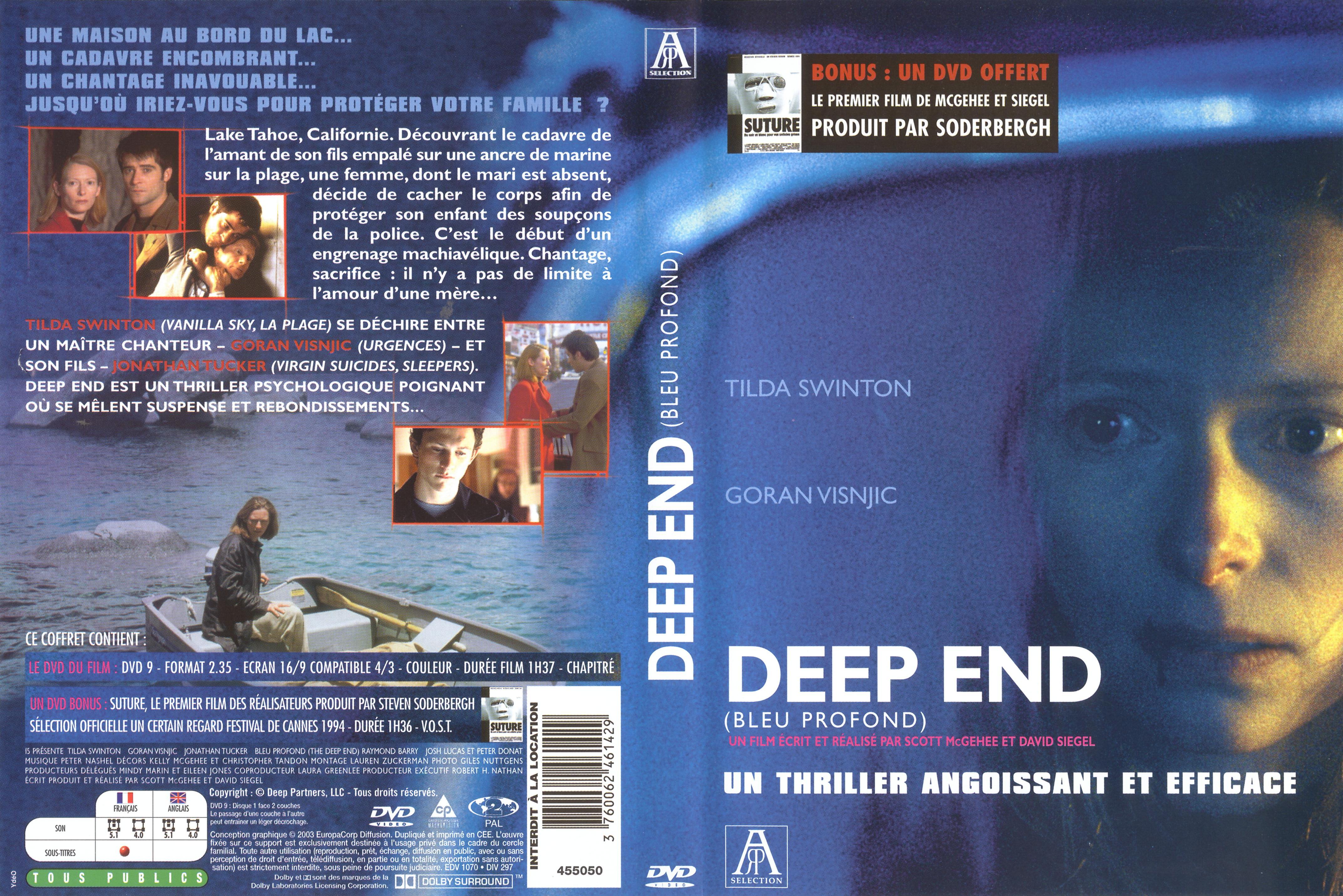 Jaquette DVD Deep end - Bleu profond