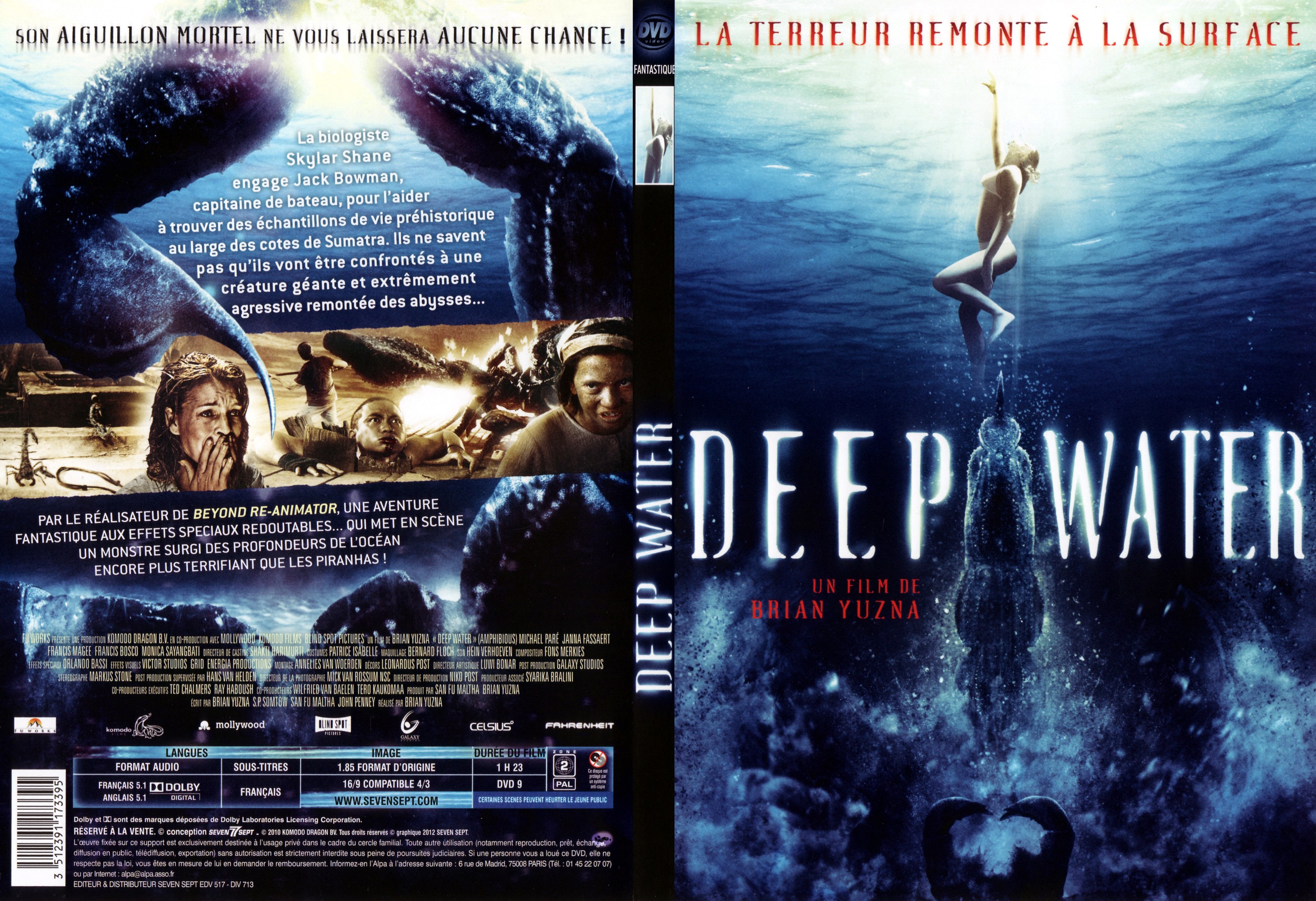 Jaquette DVD Deep water (2010) - SLIM