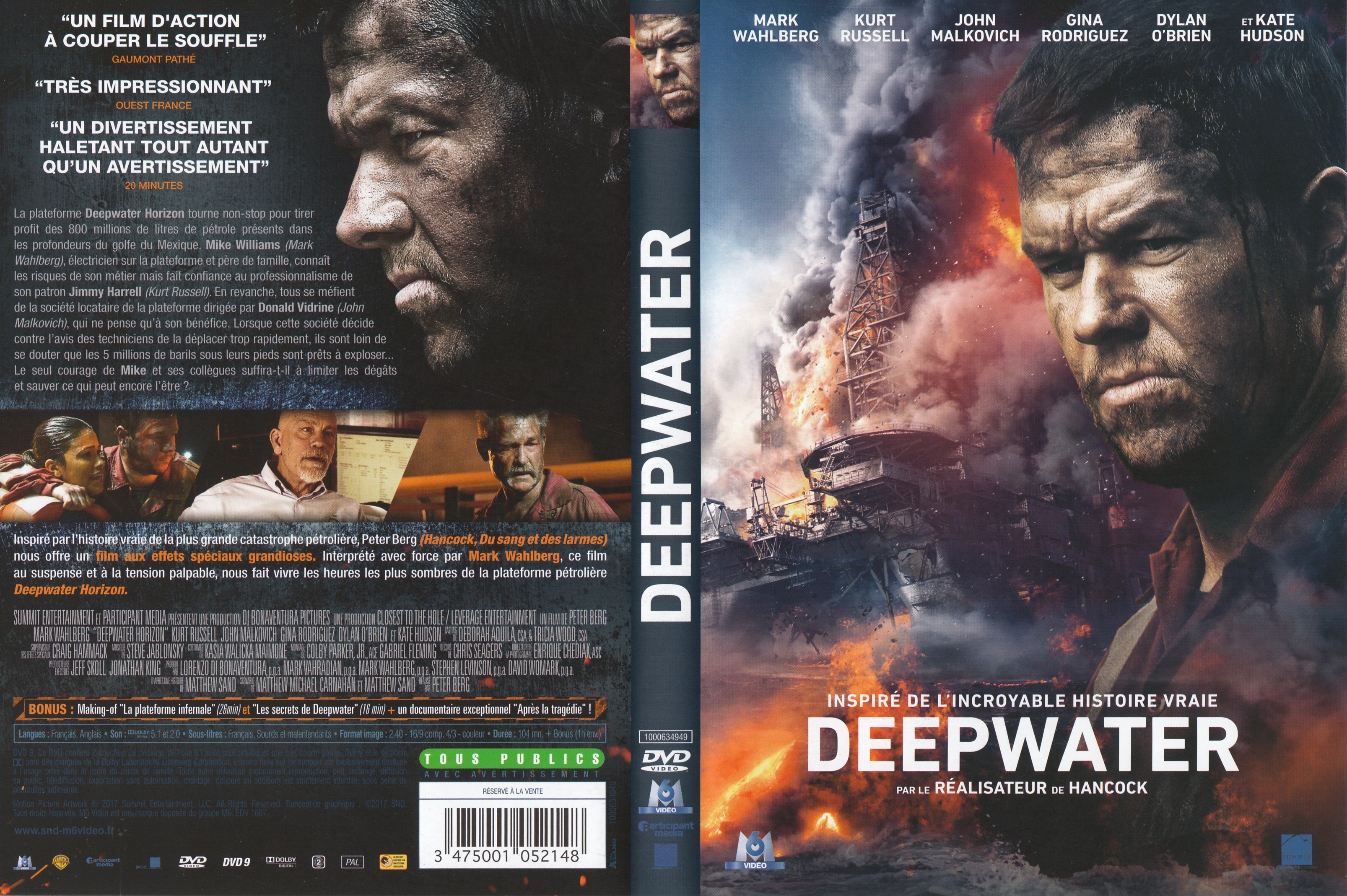 Jaquette DVD Deepwater (2017)
