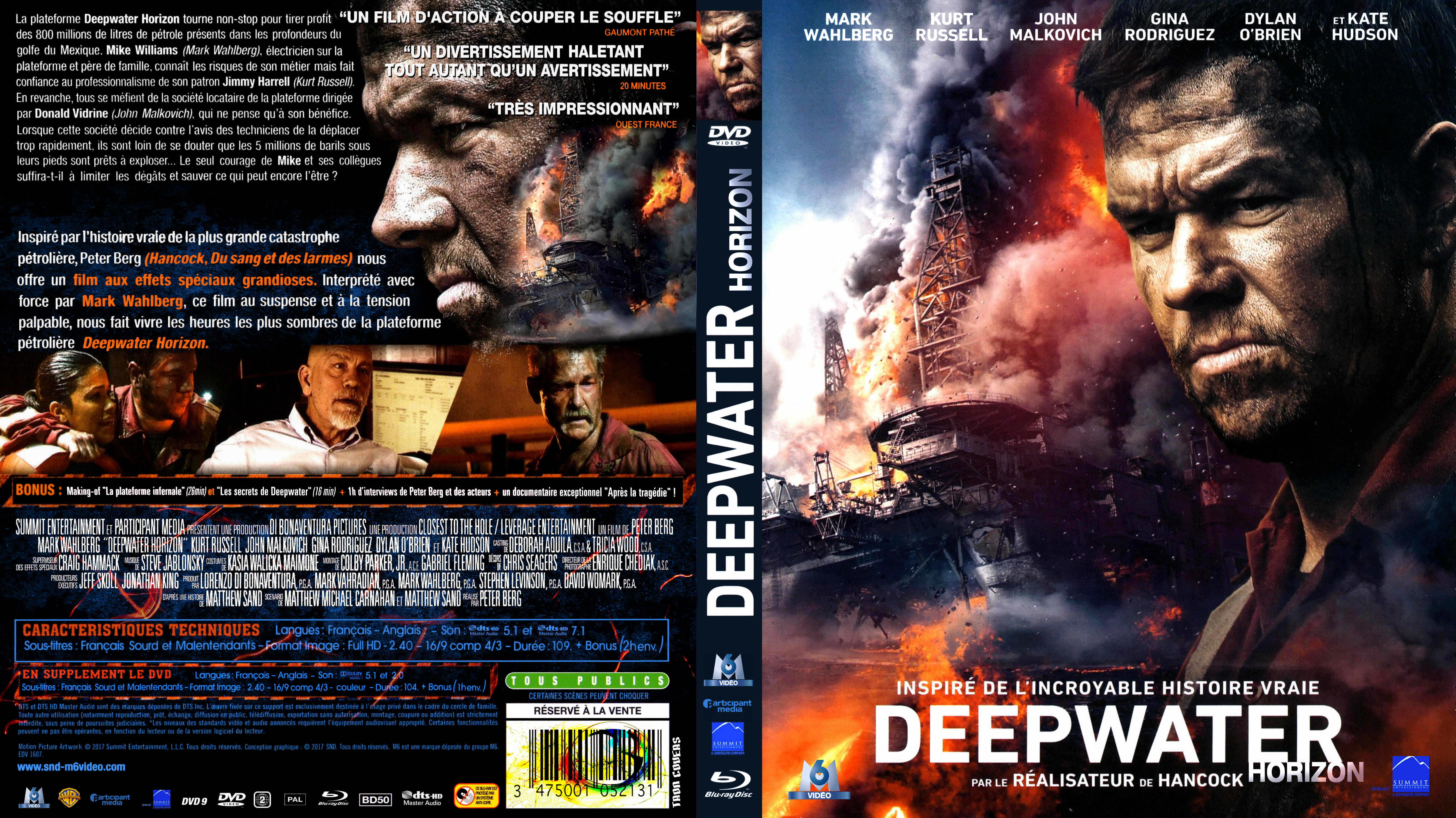 Jaquette DVD Deepwater (2017) custom (BLU-RAY)