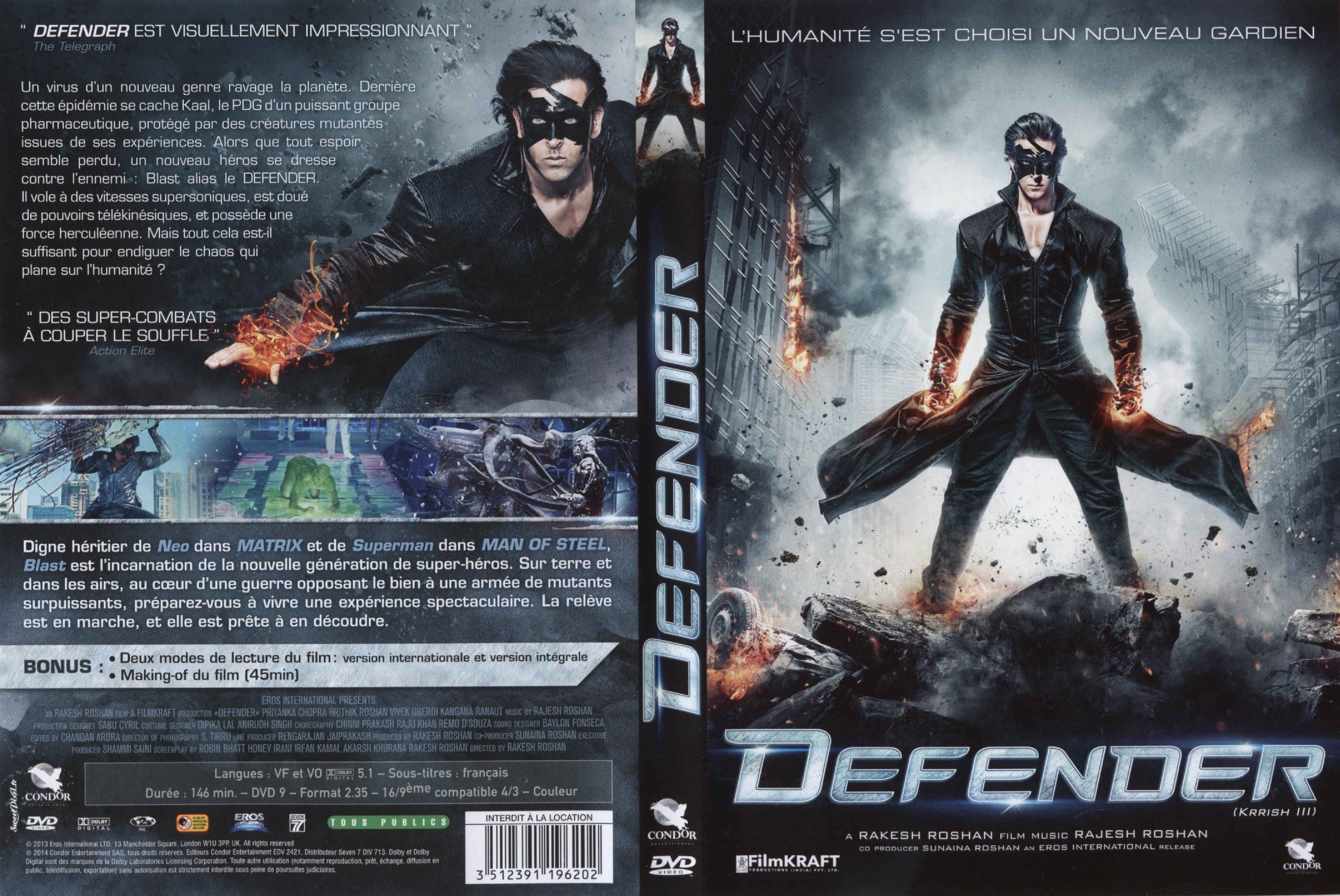 Jaquette DVD Defender