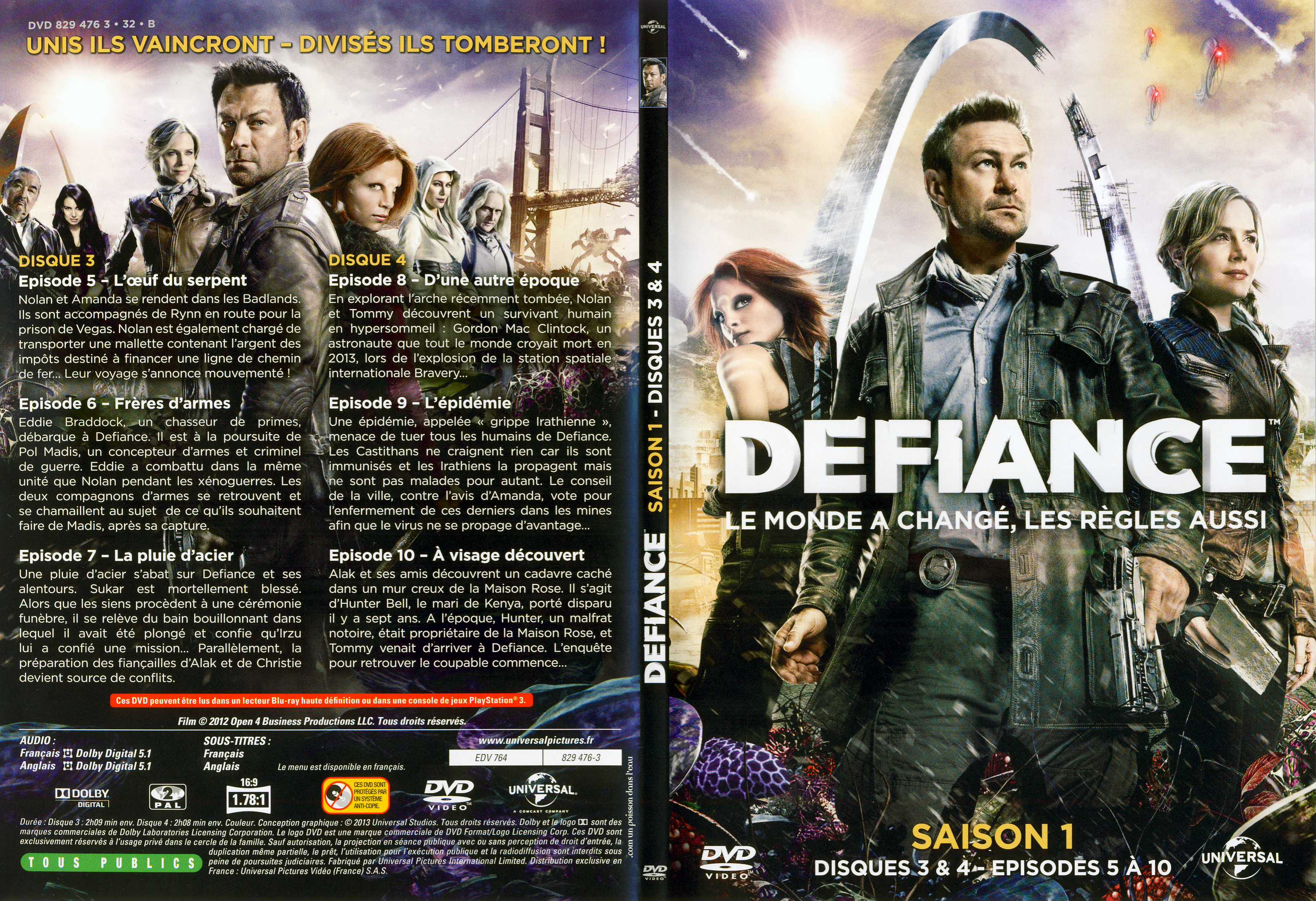 Jaquette DVD Defiance Saison 1 DVD 2