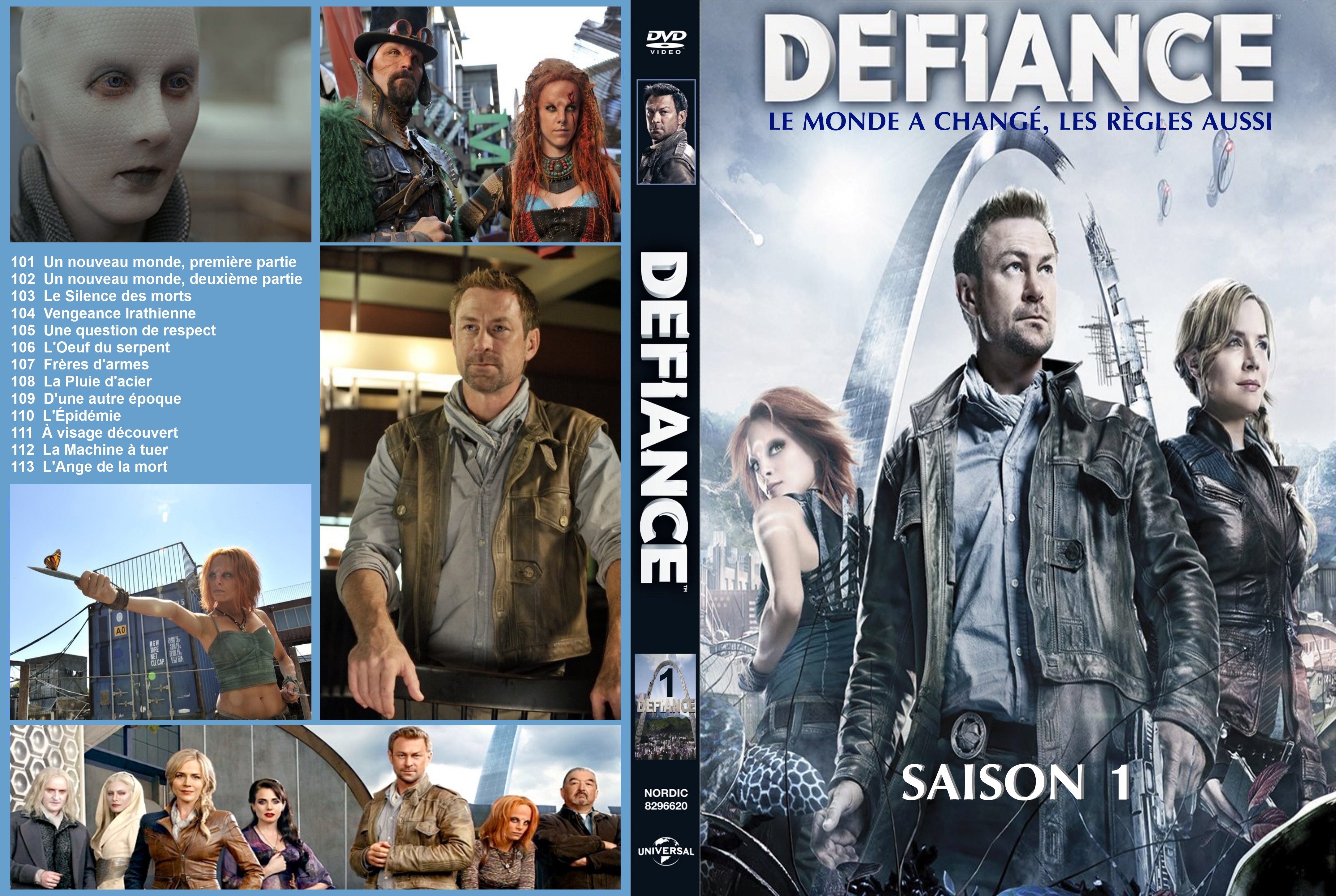 Jaquette DVD Defiance Saison 1 custom