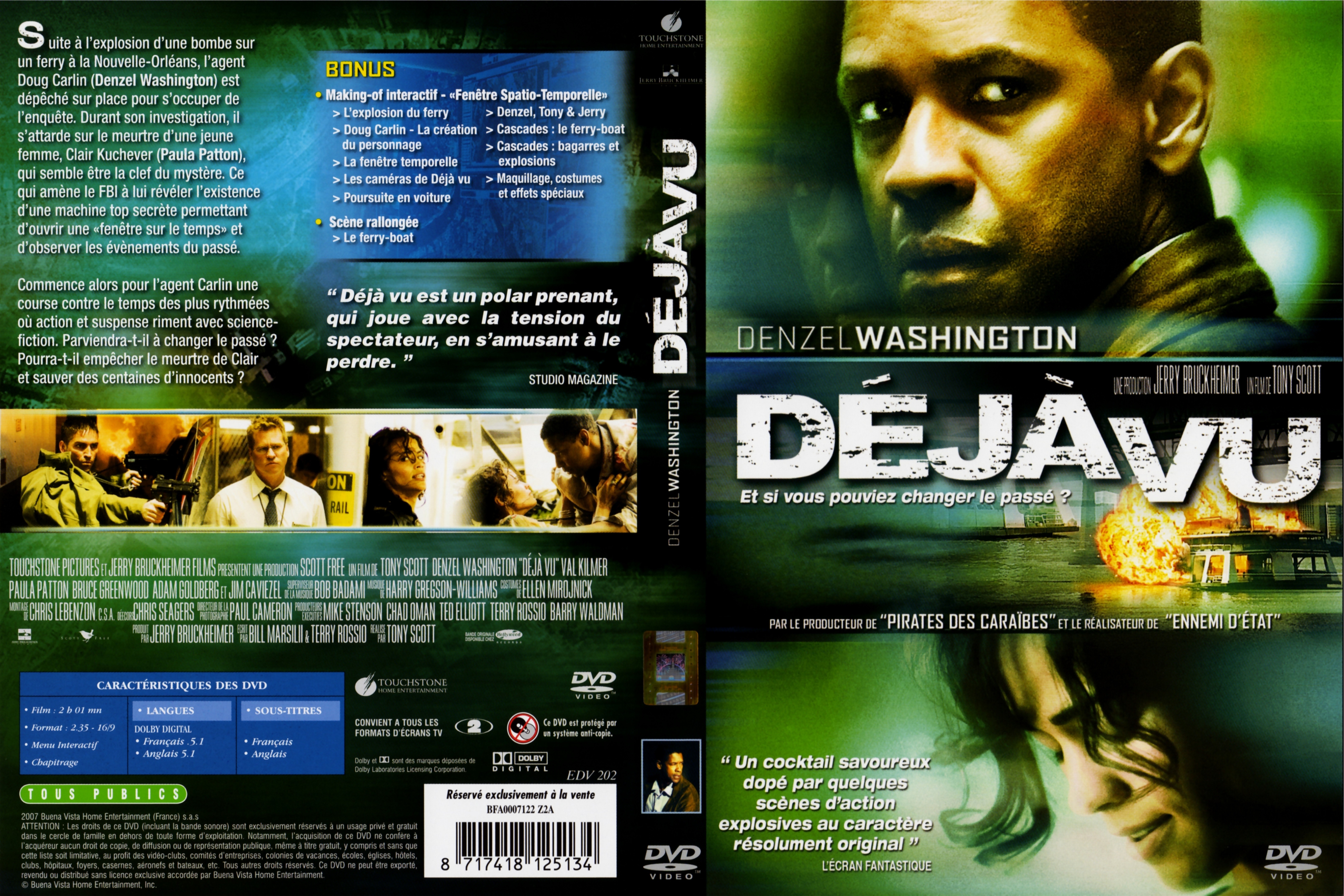Jaquette DVD Deja vu v2