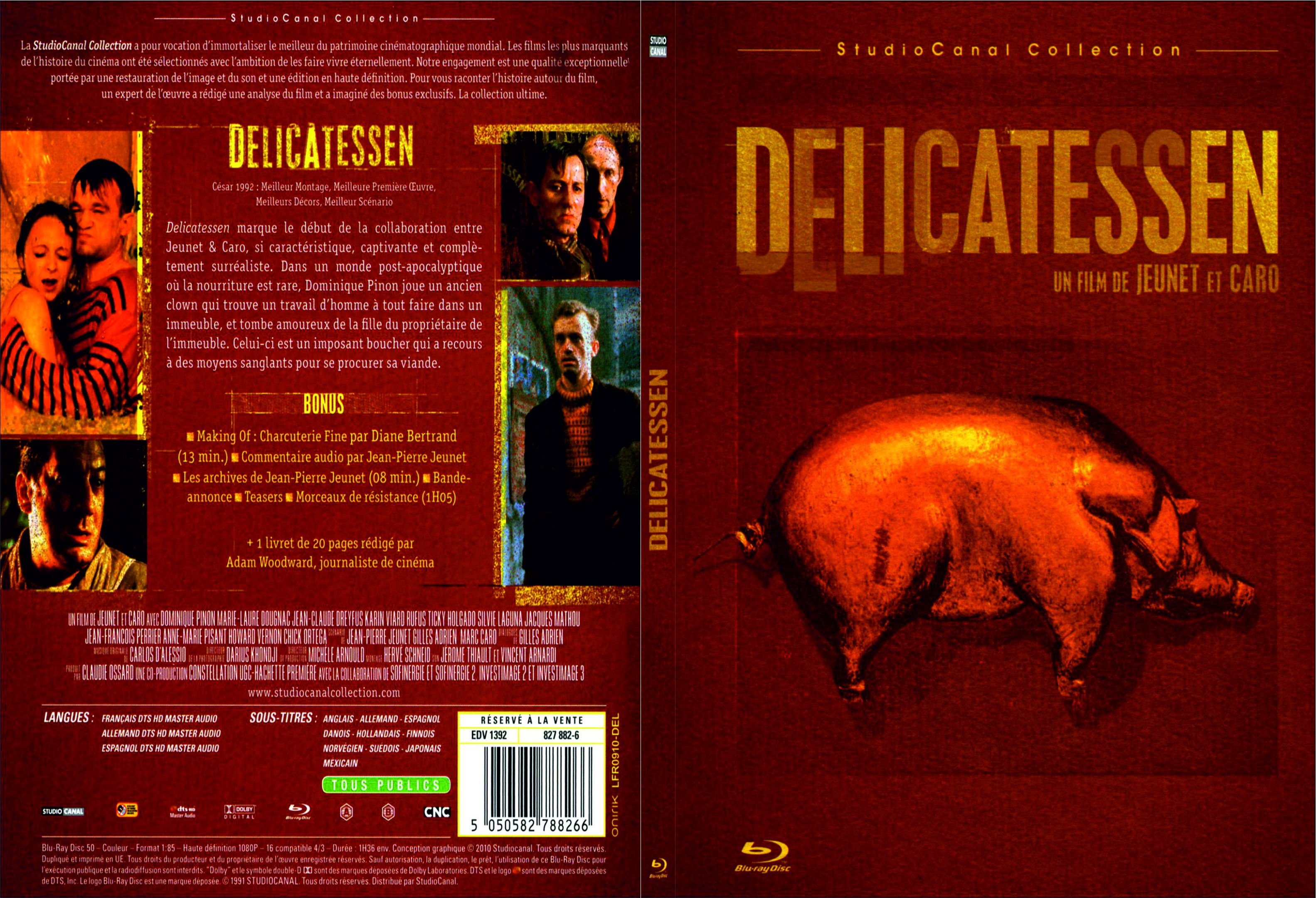 Jaquette DVD Delicatessen - SLIM