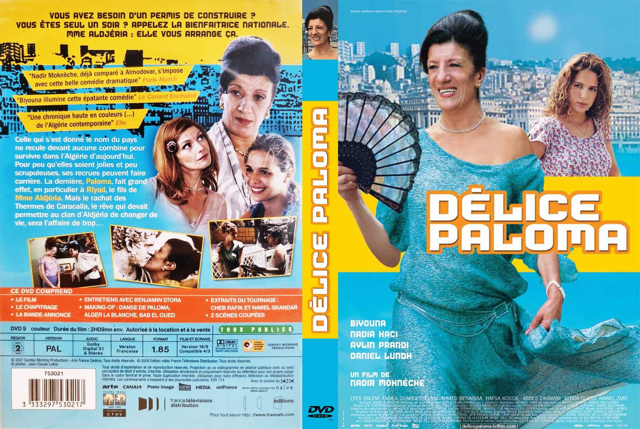 Jaquette DVD Delice paloma